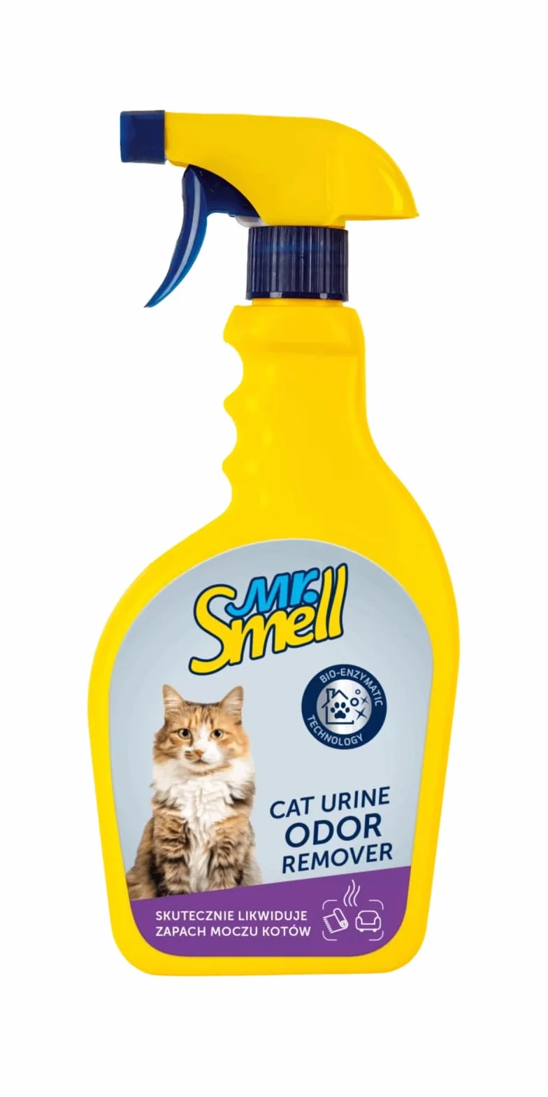 Mr Smell Cat mocz w sprayu do domu. Usuwa zapach moczu kota