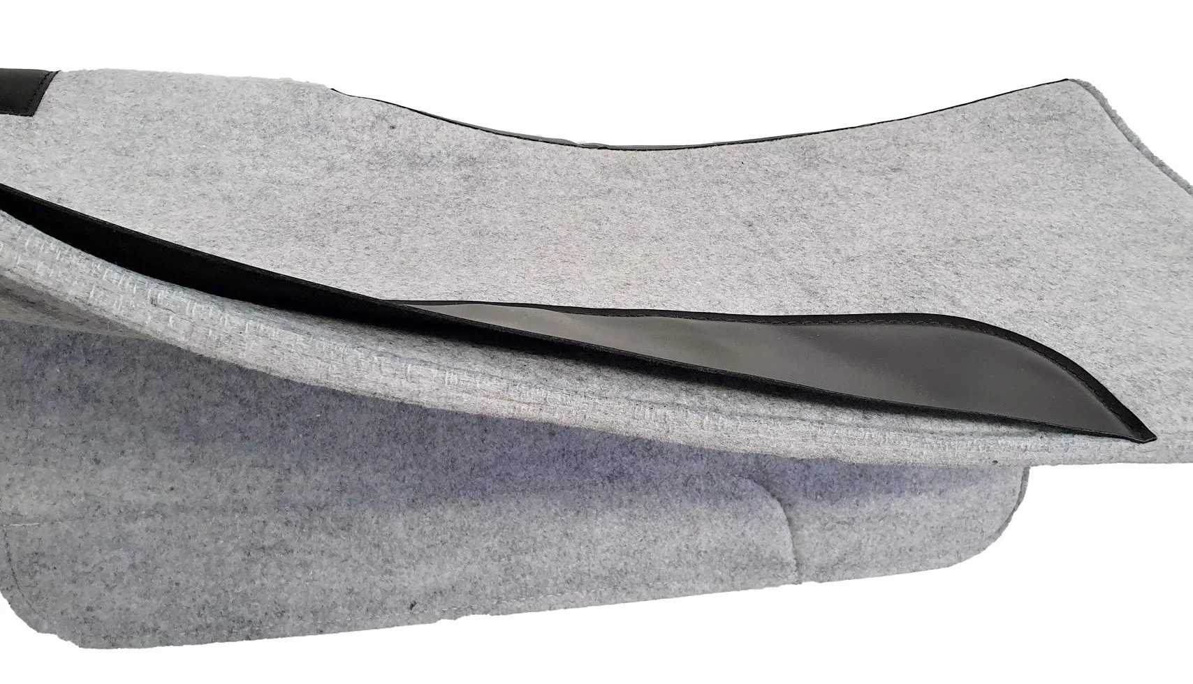 WESTERN HORSE SADDLE FELT PAD SZARY I CZARNY 100% WEŁNA
