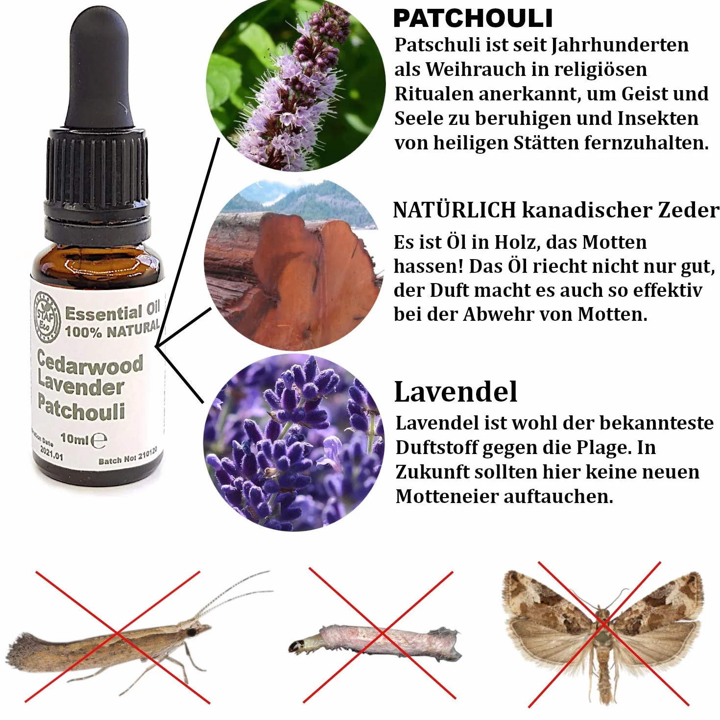 Drewno cedrowe, naturalny odstraszacz moli, zestaw do szafy, drewno cedrowe, lawenda, naturalny olej, 100% pierścienie, ochrona ubrań (zestaw mały B)