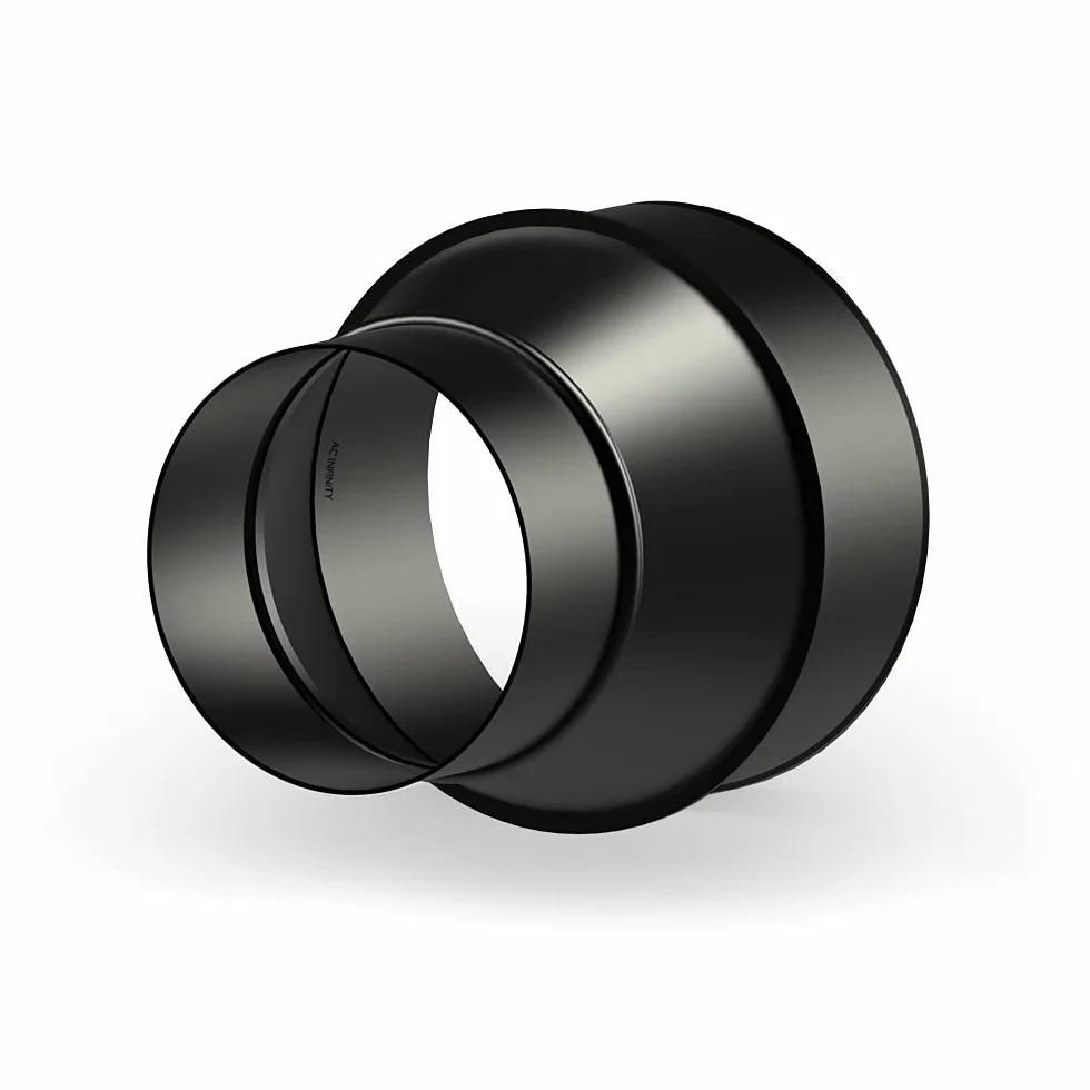 AC Infinity - Adapter kanałowy, 8 do 6 cali, stożek redukcyjny do systemów wentylacyjnych w namiotach uprawnych, łazienkach i kuchniach
