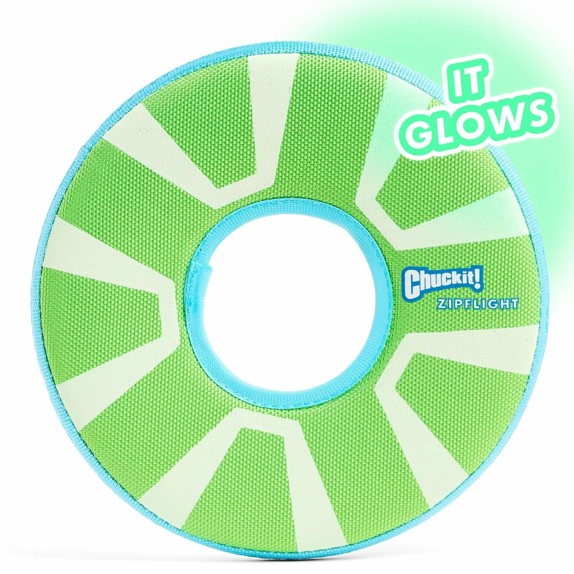 Chuckit! Max Glow Latający Pierścień Frisbee dla Psa - Ładowalny, Wysoka Widoczność
