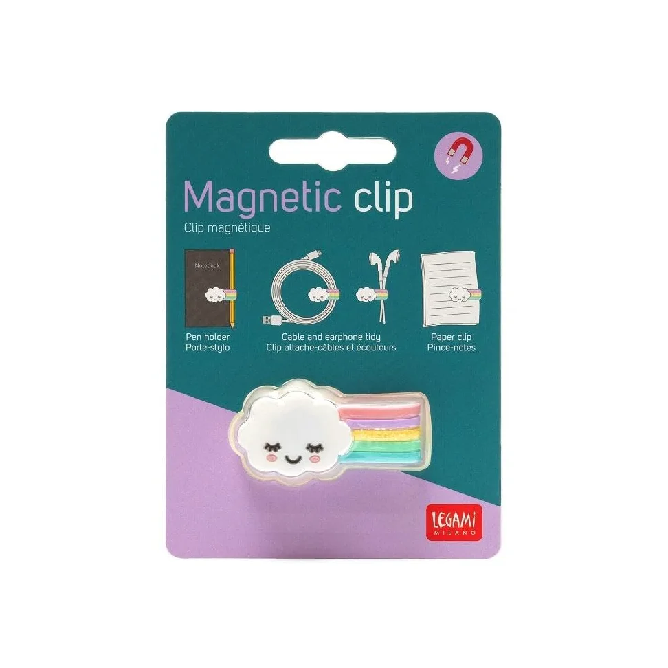 Legami magnesy, silikon, tęczowy, mały