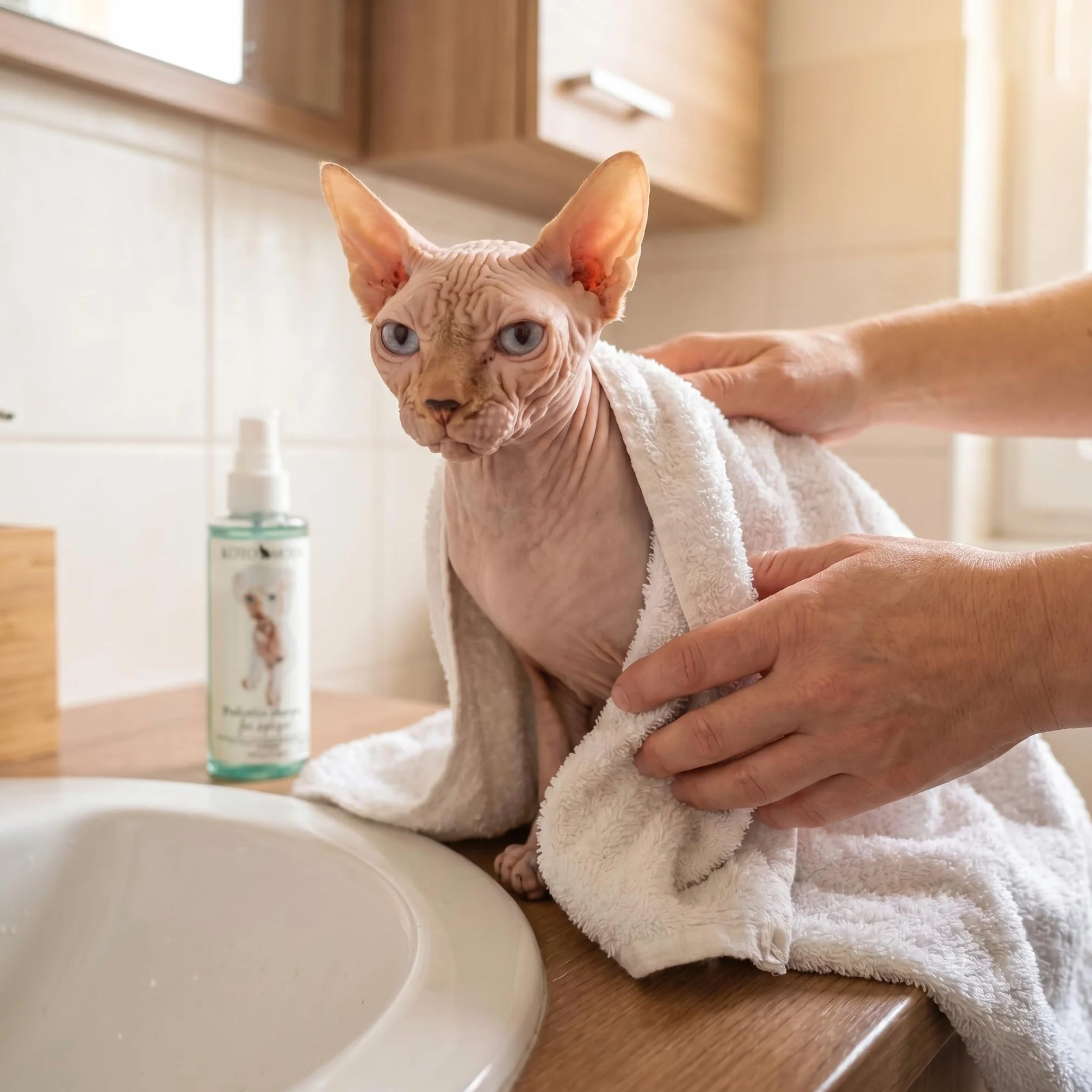 Szampon Probiotyczny dla Kotów Sphynx, 120 ml