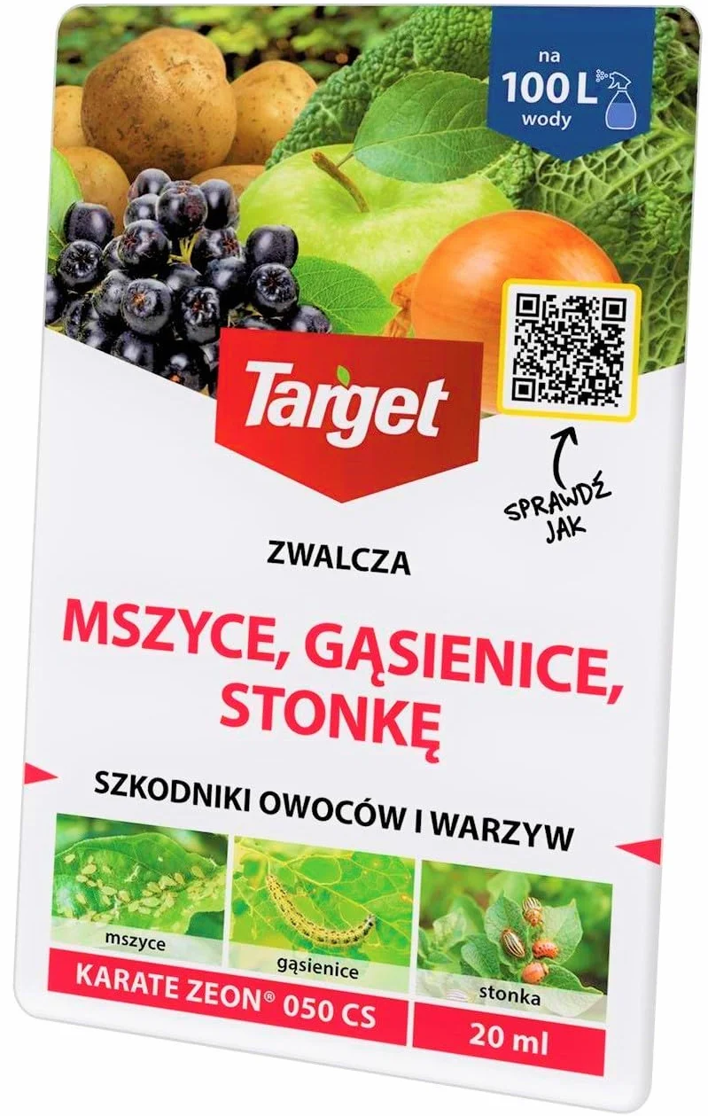 Target Karate Zeon 050CS zwalcza szkodniki owoców i warzyw 20ml oprysk