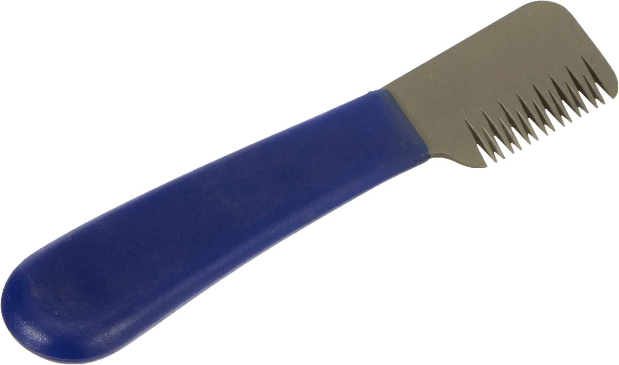 Hauptner 68532000 uniwersalny nóż do przycinania prawej, 13 cm do włosów kryjących, nierdzewny, niebieski