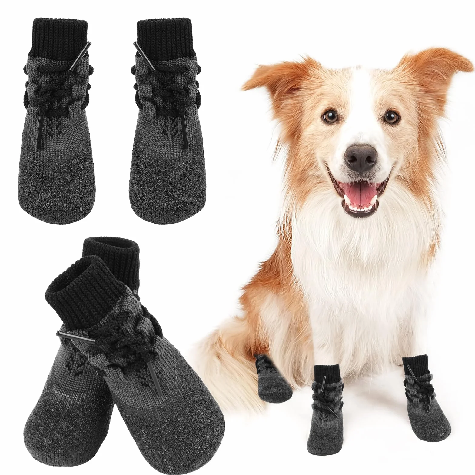 Wodoodporne buty dla psów antypoślizgowe ochrona łap XS