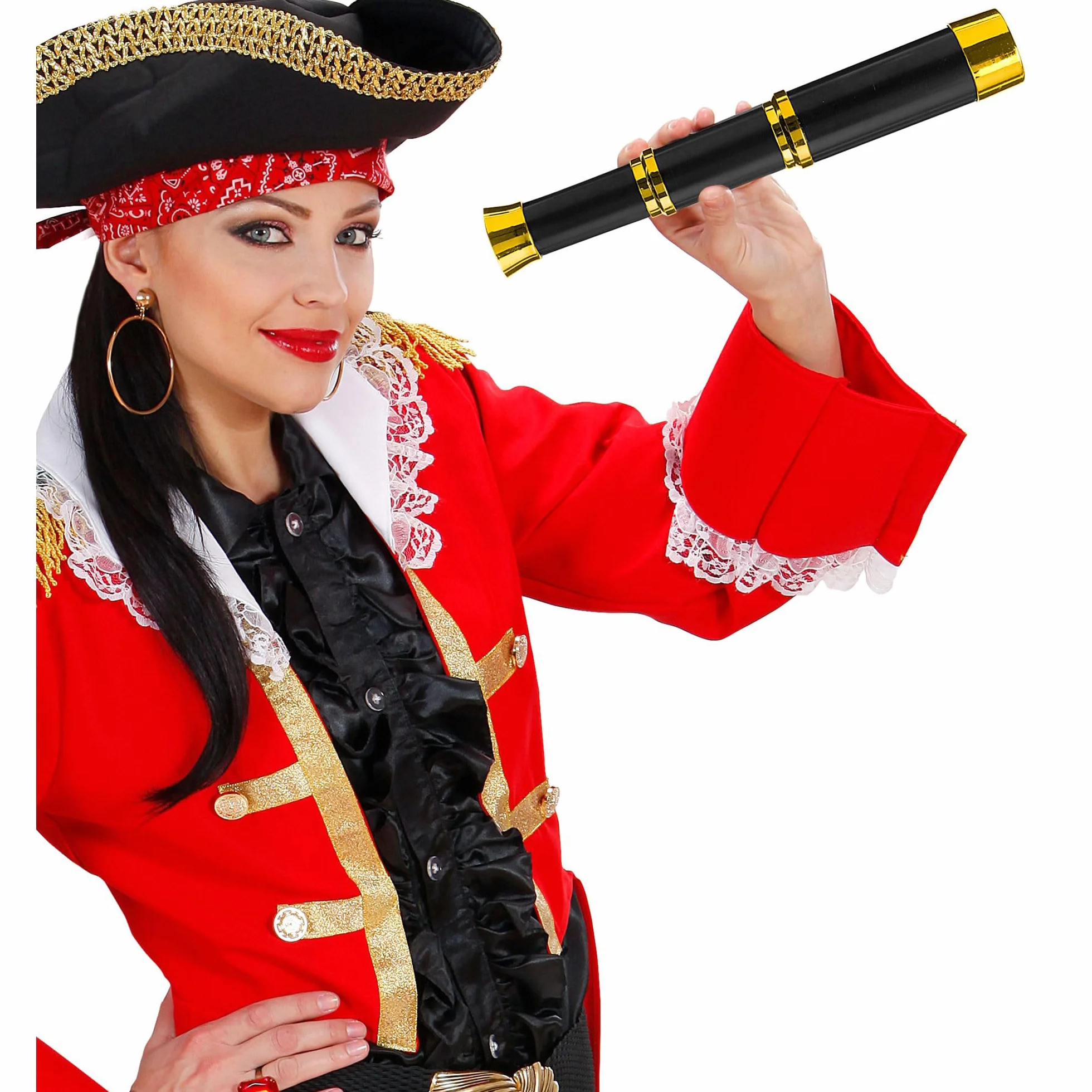 W WIDMANN MILANO Party Fashion - Teleskop, 31,5 cm, akcesorium dla piratów i korsarzy