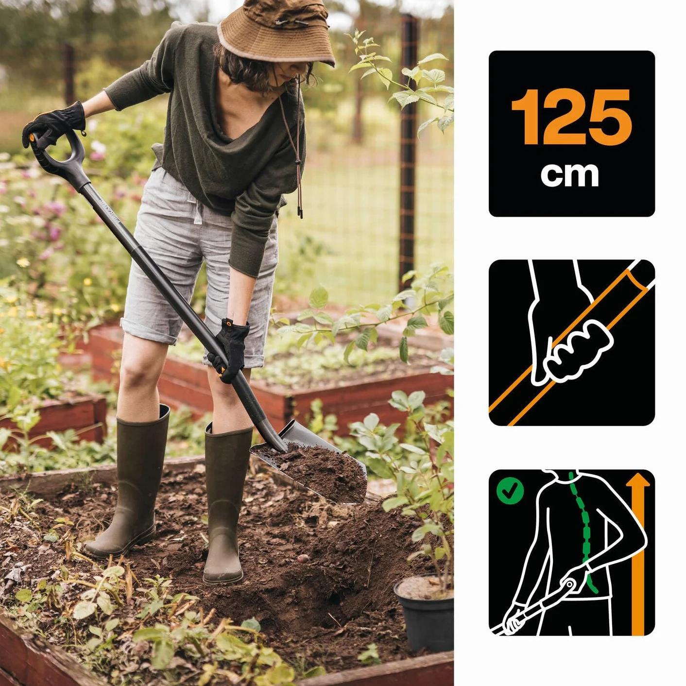 Fiskars Szufla ogrodowa
