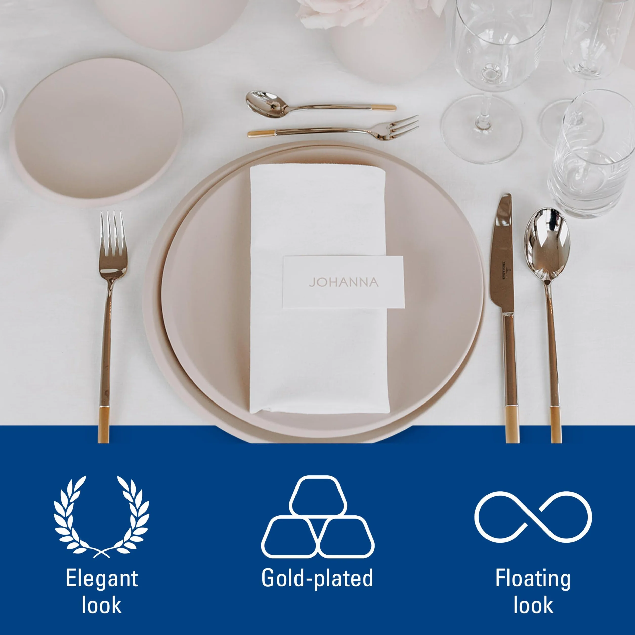 Villeroy & Boch Ella Zestaw Sztućców, Srebrny, 113-Częściowy