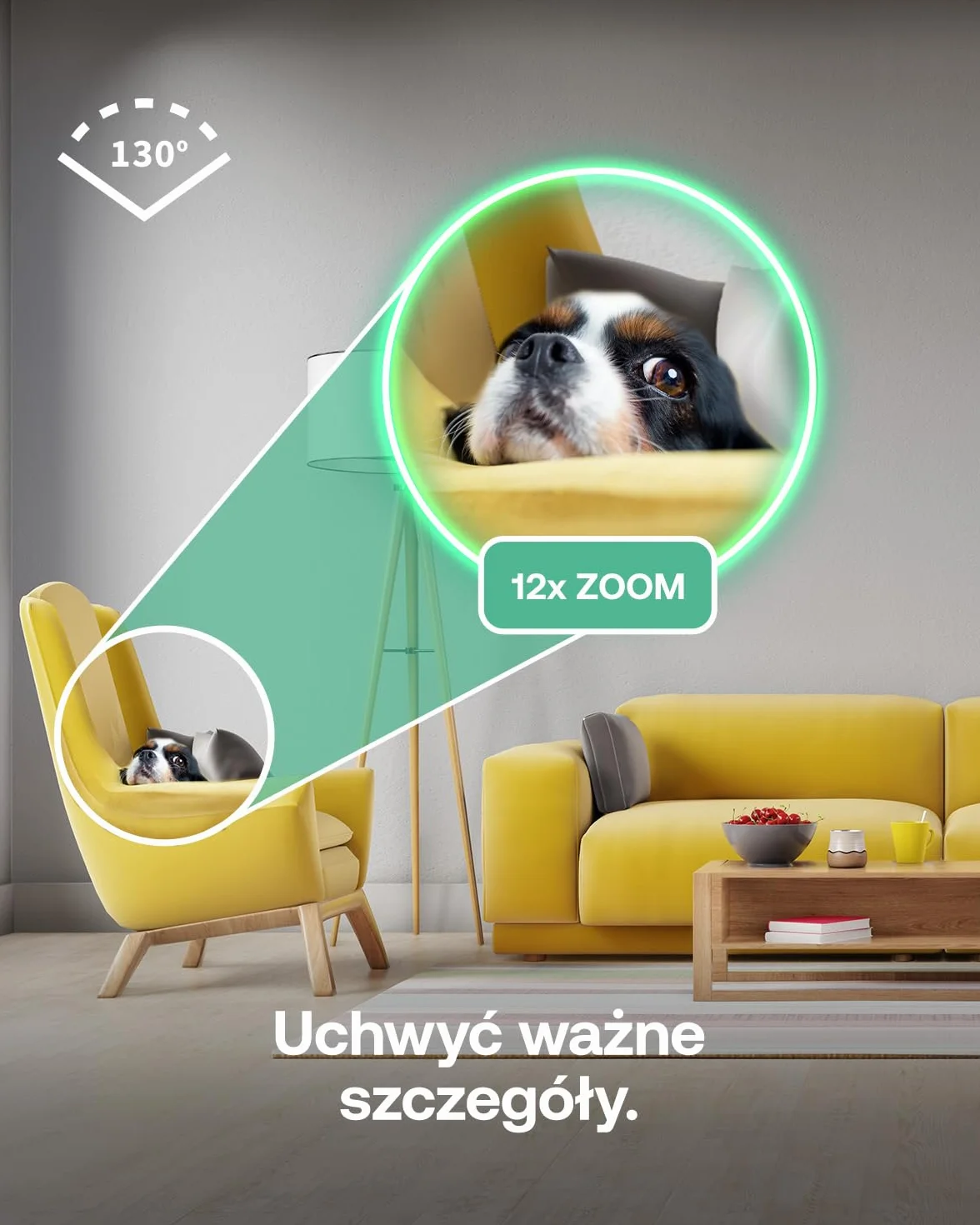 Arlo Essential 3 HD Kamery monitorujące wewnątrz (2), dwukierunkowy dźwięk, zasilanie kablowe, inteligentny dom