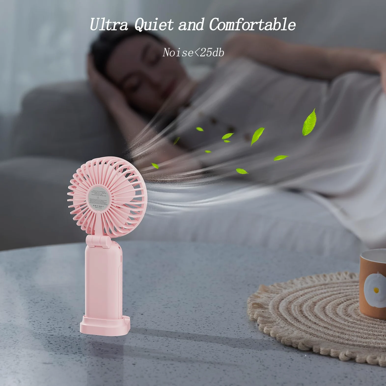 GOCKERA Składany wentylator USB