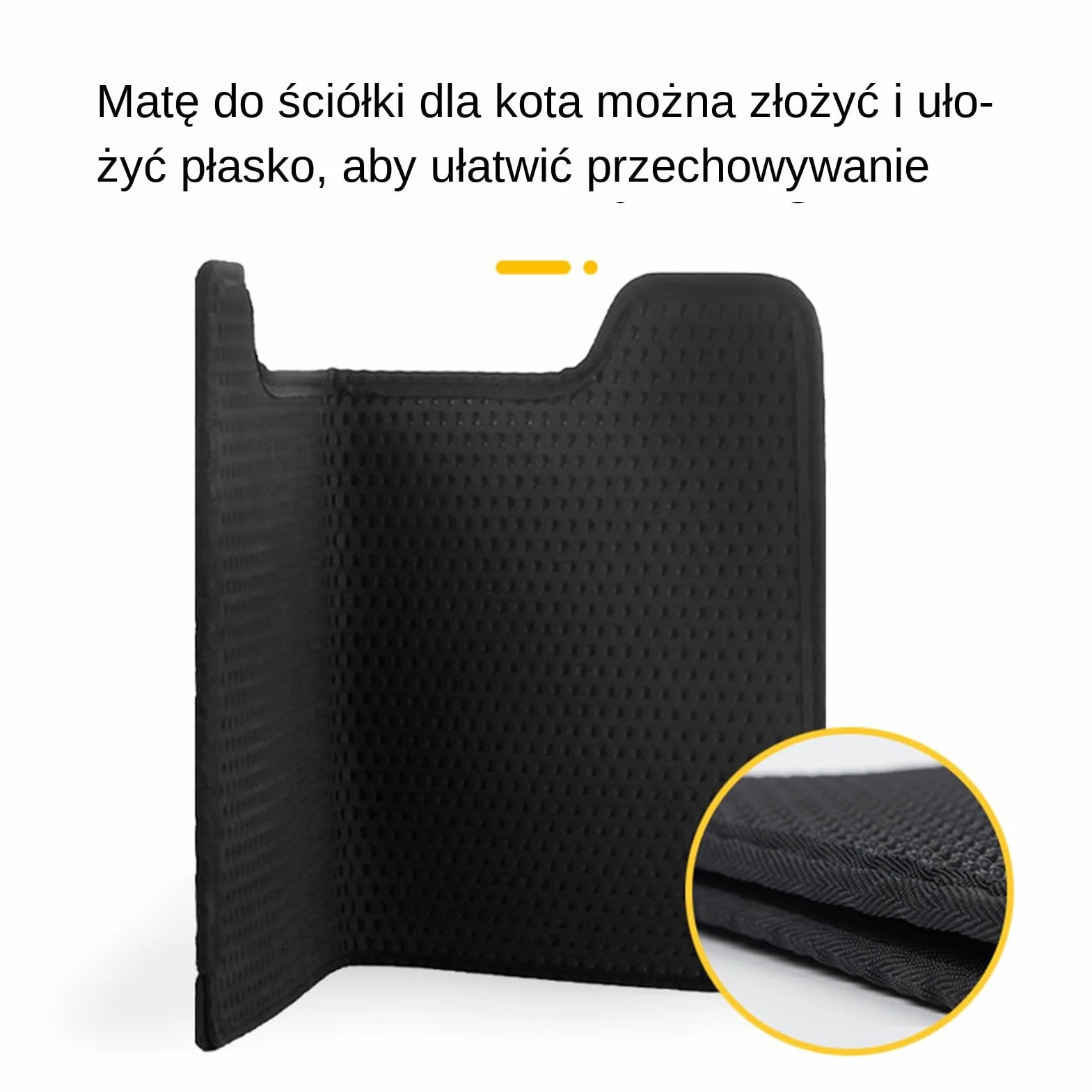 Maty Na Kuwety Antypoślizgowa Podkładka W Kształcie U Wyłapująca Żwirek Dla Kotów