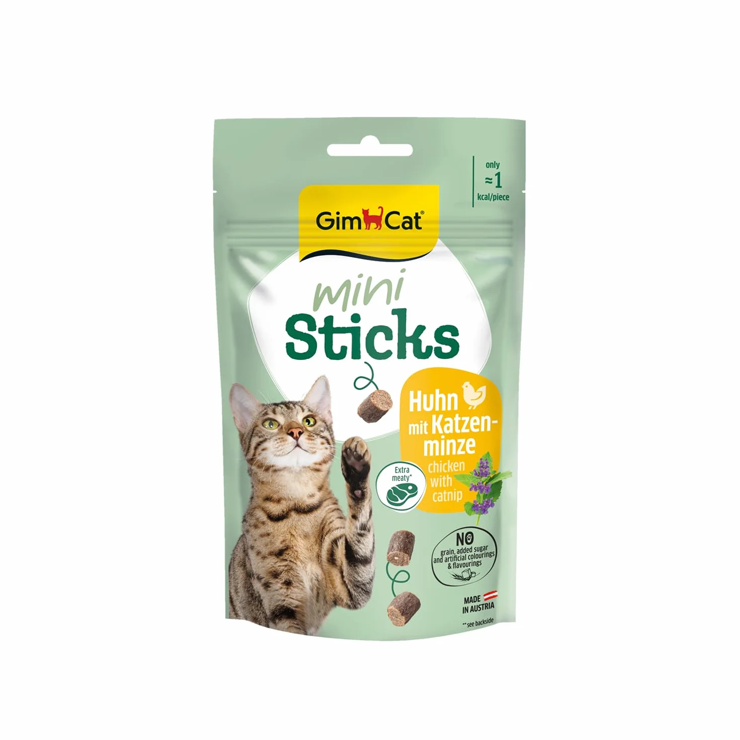 GimCat Mini pałeczki kurczak z kocimiętką 1 x 50 g