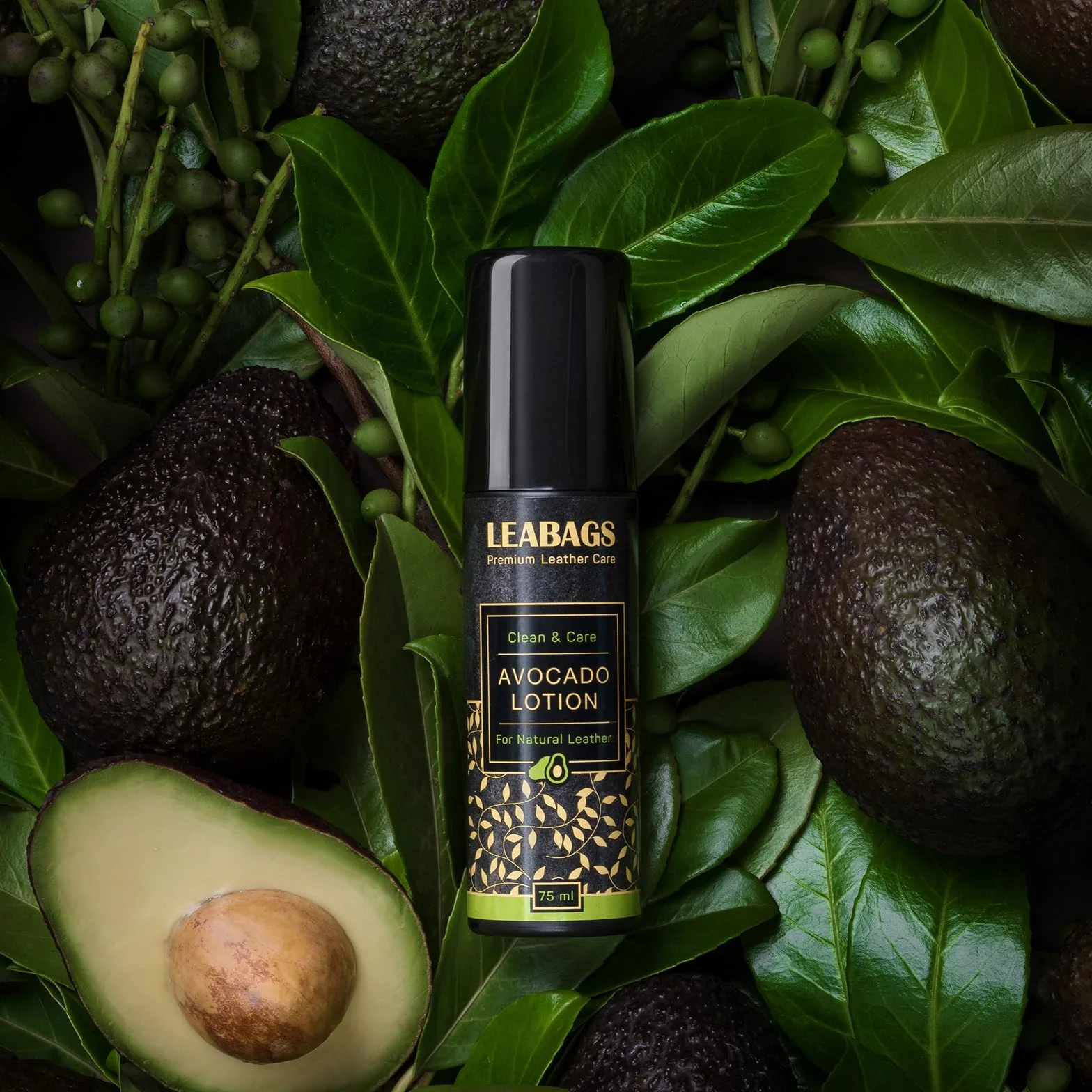 LEABAGS AVOCADO Środek do Pielęgnacji Skóry Naturalnej, 75 ml
