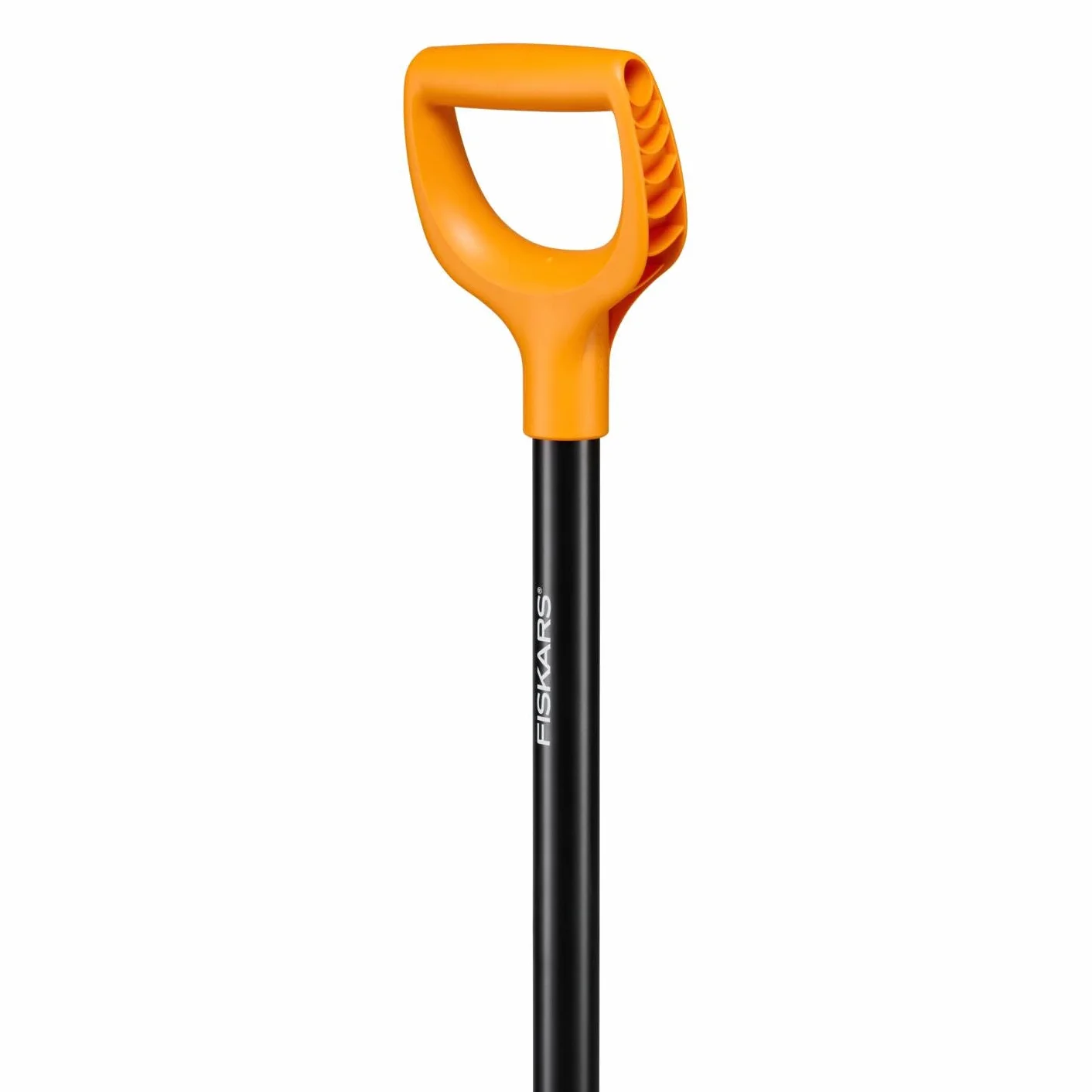 Fiskars Szpadel ogrodowy do ogólnych prac związanych z kopaniem i cięciem torfu lub korzeni, szpiczasty, długość: 116 cm, głowica i trzonek wykonane z metalu/plastikowy uchwyt, Solid, 1066716