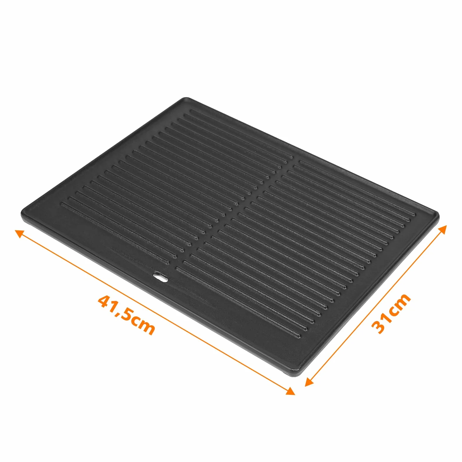 Taino Pro/Red 4 i 6 Series grill gazowy, płyta grillowa, 41,5 x 31 cm, żeliwo, uniwersalne akcesoria do grilla gazowego z serii Burnhard Fred, Tepro 3661