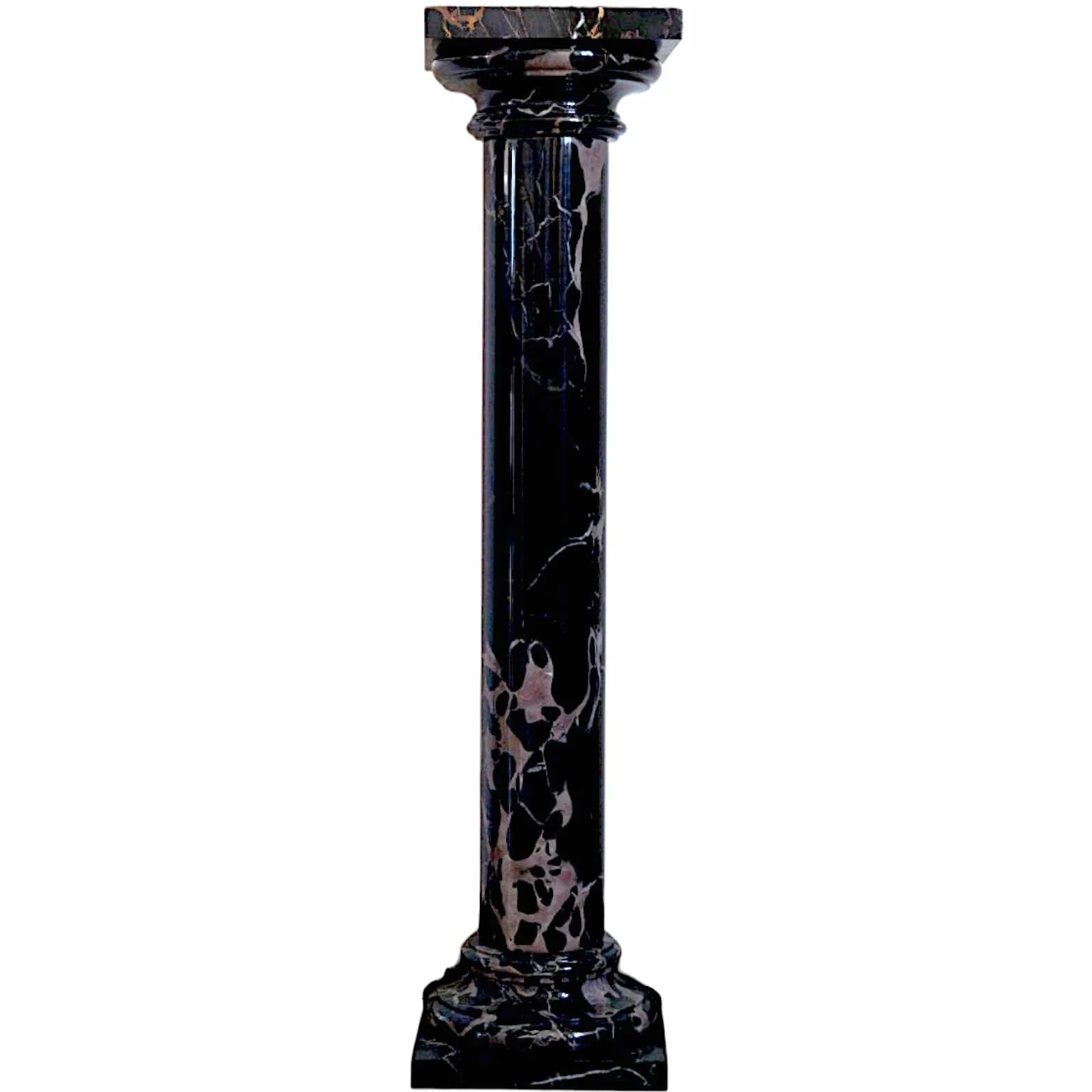 Marmurowa kolumna Portoro Antique Marble Column Made in Italy H.100cm