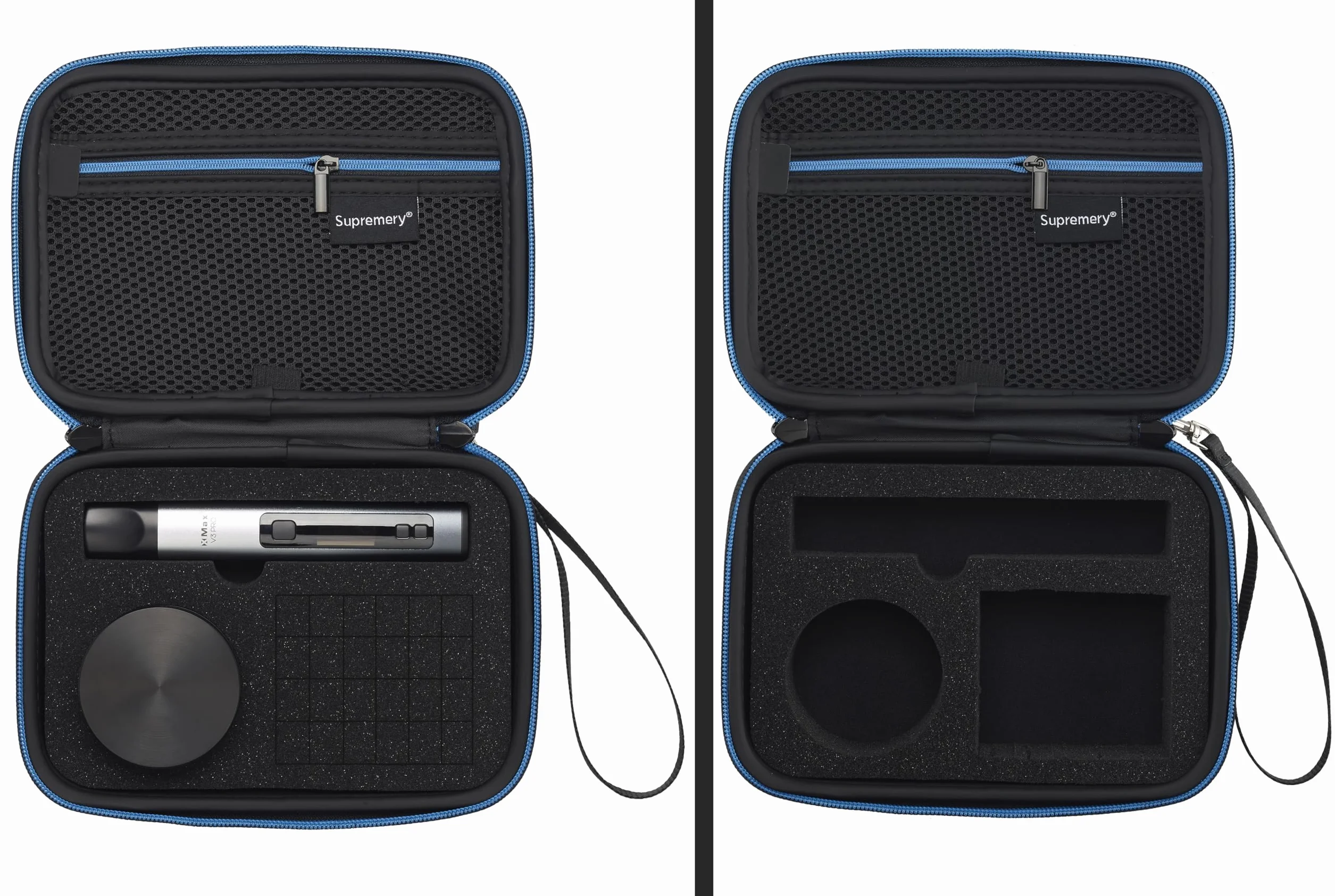Etui ochronne Supremery kompatybilne z akcesorium do parownika Xmax V3 Pro Vaporizer, czarno-niebieskie