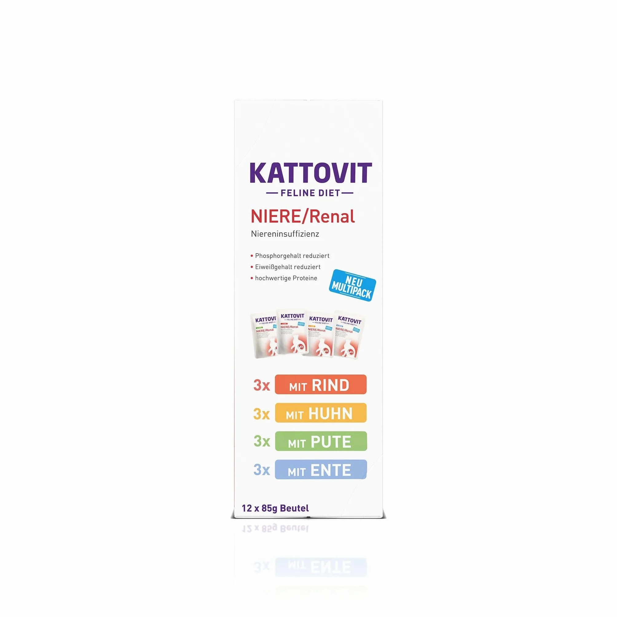 Kattovit Mokra karma dla kotów z nerkami 12 x 85 g
