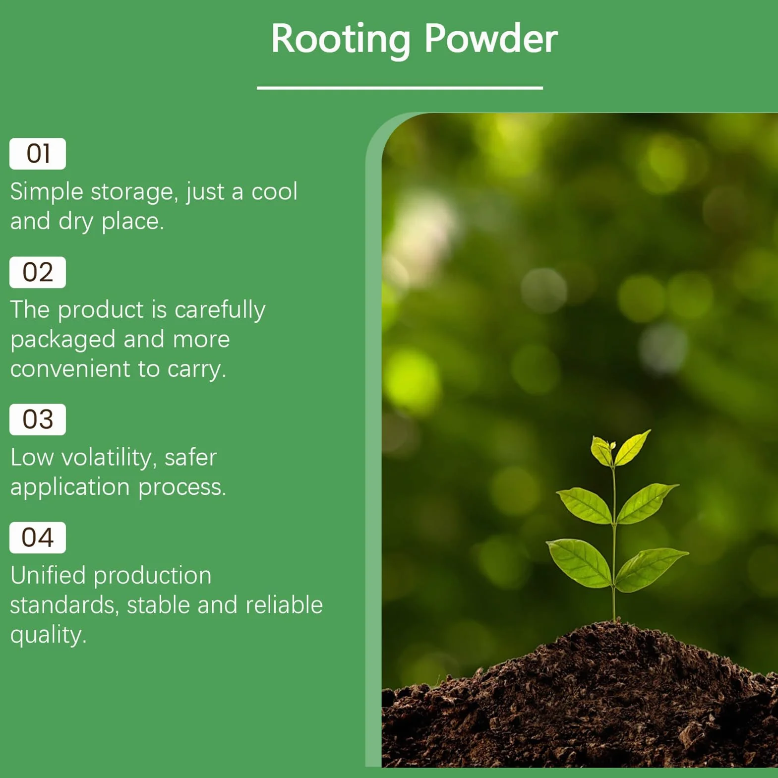 Plant Rooting Powder, Water Soluble Fertilizer Mix, Formula, Stem Cutting, Fast Root Boost For Indoor Plants, Garden Flowers, Vegetables, Backyard, Greenhouse, Nursery