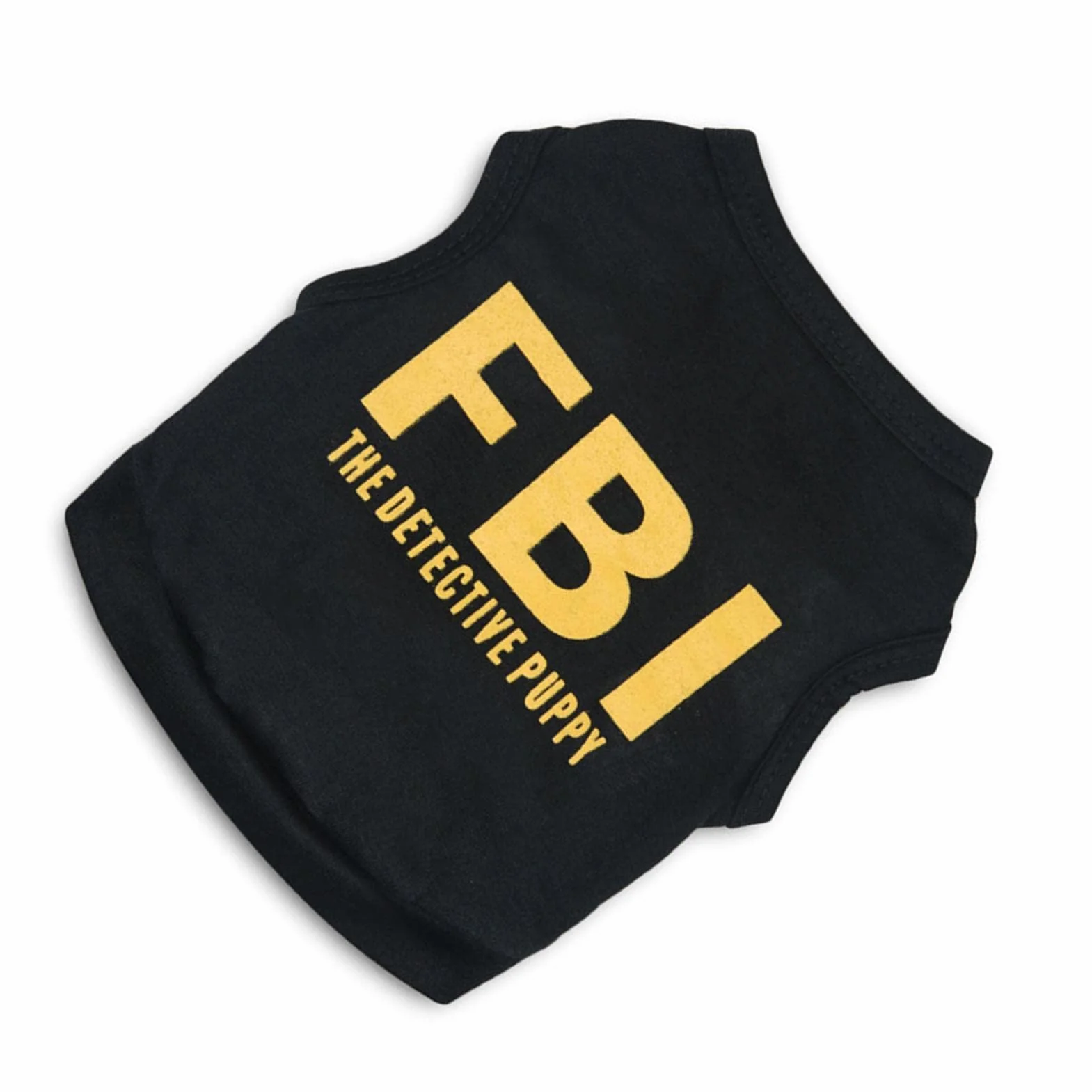 Koszulka dla psa JINGLING ze wzorem FBI bawełniana letnia rozmiar S-L
