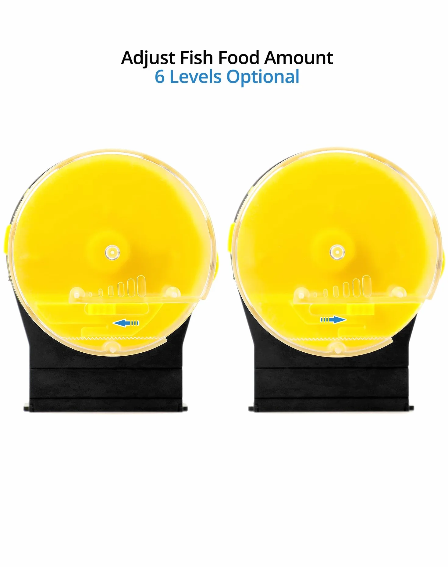 QWORK automatyczny podajnik ryb akwariowych z zegarem 12/24h 210ml