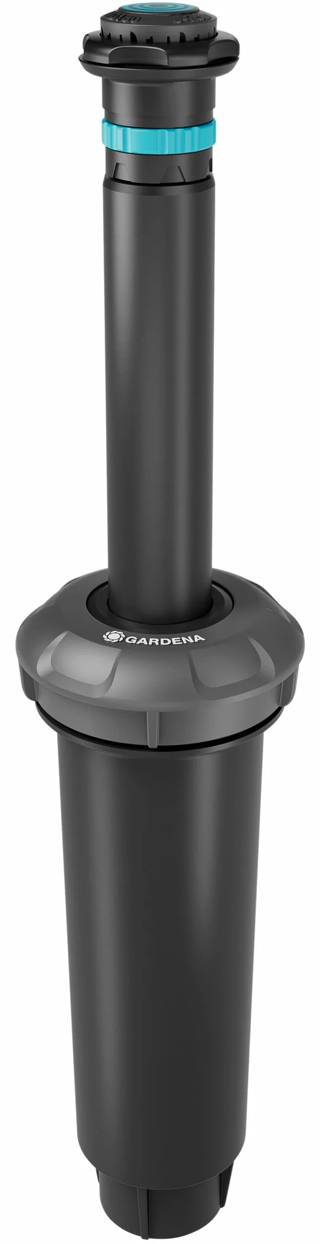 Gardena system tryskaczowy, wpuszczana deszczownica MD180: System nawadniania Pop Up do średniej wielkości trawników do 180 m², zasięg 5-7,5 m, z dyszą rot., gwint wewn. 1/2 cala (8233-20)