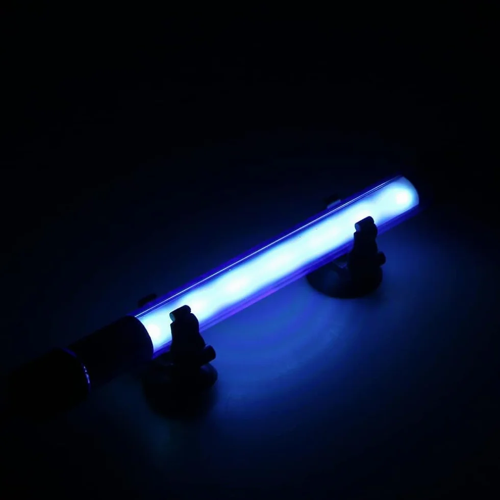 Alnicov Fish Tank Light LED Aquarium Light Akwarium Zanurzalna lampa sterylizująca UV Podwodna lampa LED 220V 13W