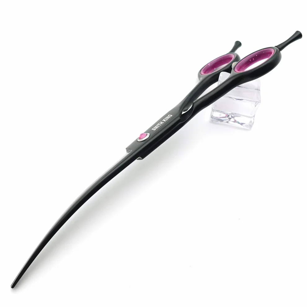 Zestaw nożyczek do pielęgnacji psów 18 cm 4 sztuki proste przerzedzające zakrzywione