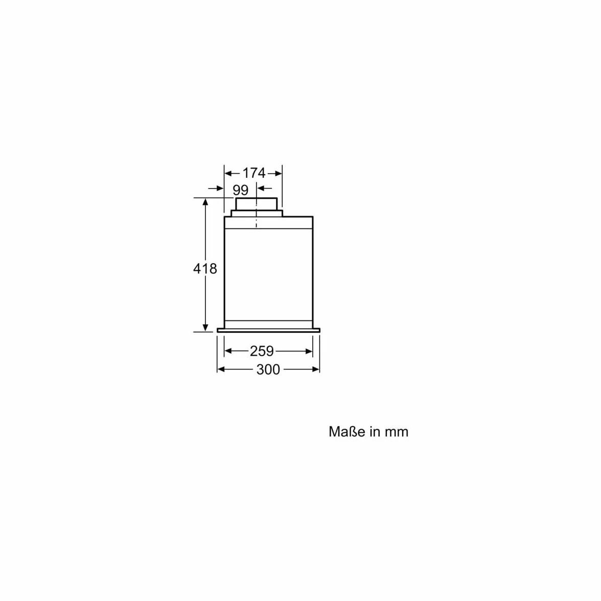 Siemens LB78574 Okap podszafkowy / 70 cm/zasilanie wywiewem i obiegiem/stal nierdzewna