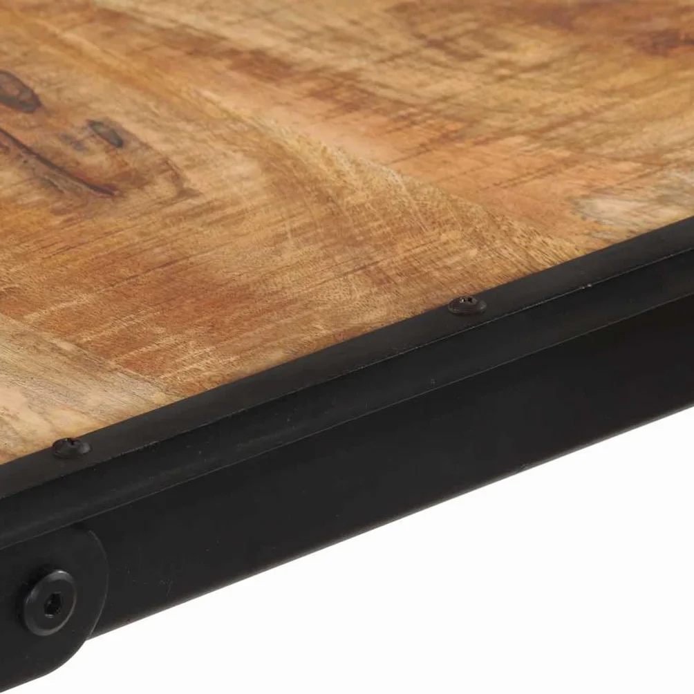 vidaXL Stolik barowy, 60x55x107 cm, surowe drewno mango