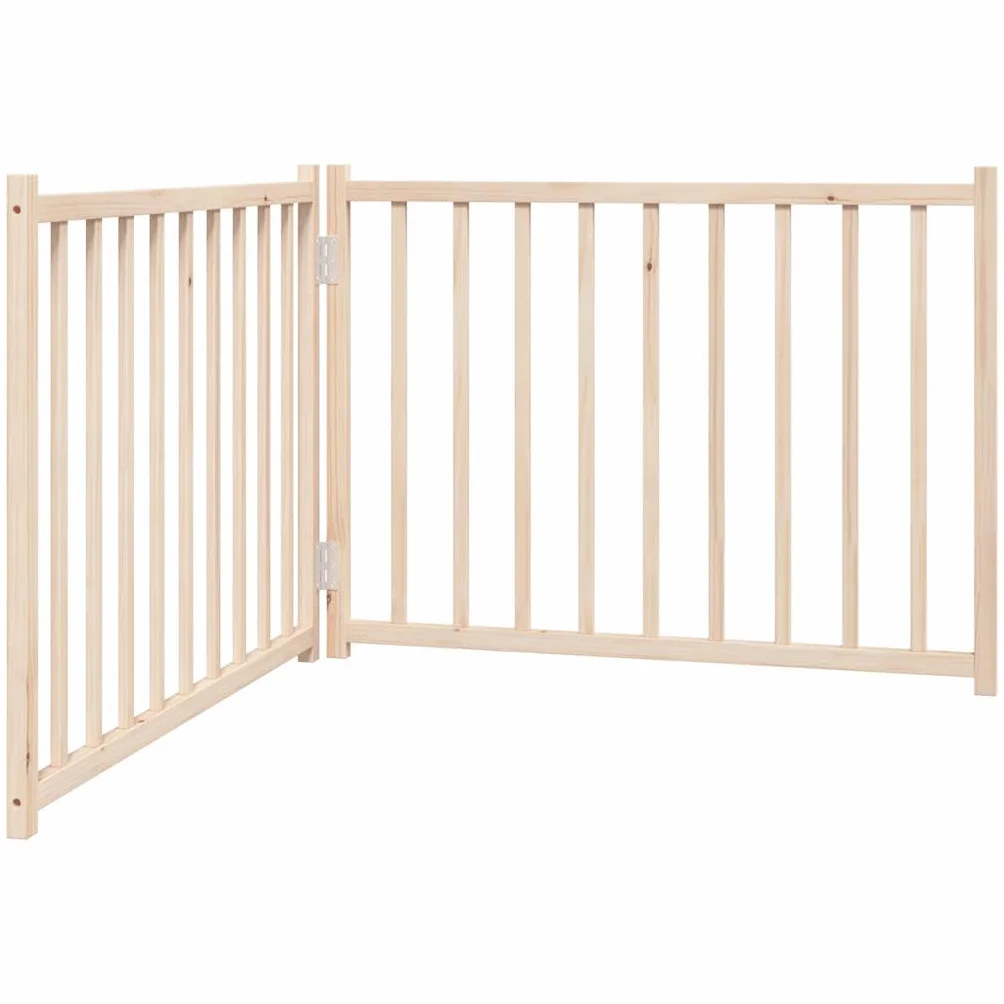 vidaXL Składana bramka zabezpieczająca dla psa, 2 panele, 160 cm