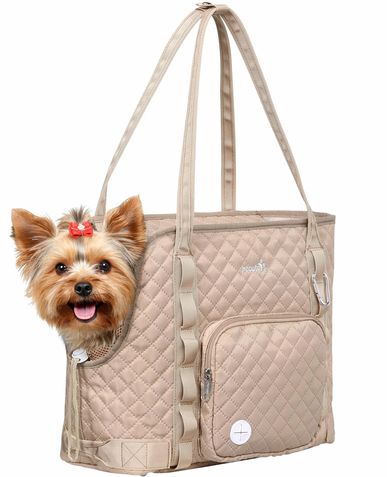 Pecute torba dla małych psów 4 kg składana torba transportowa khaki
