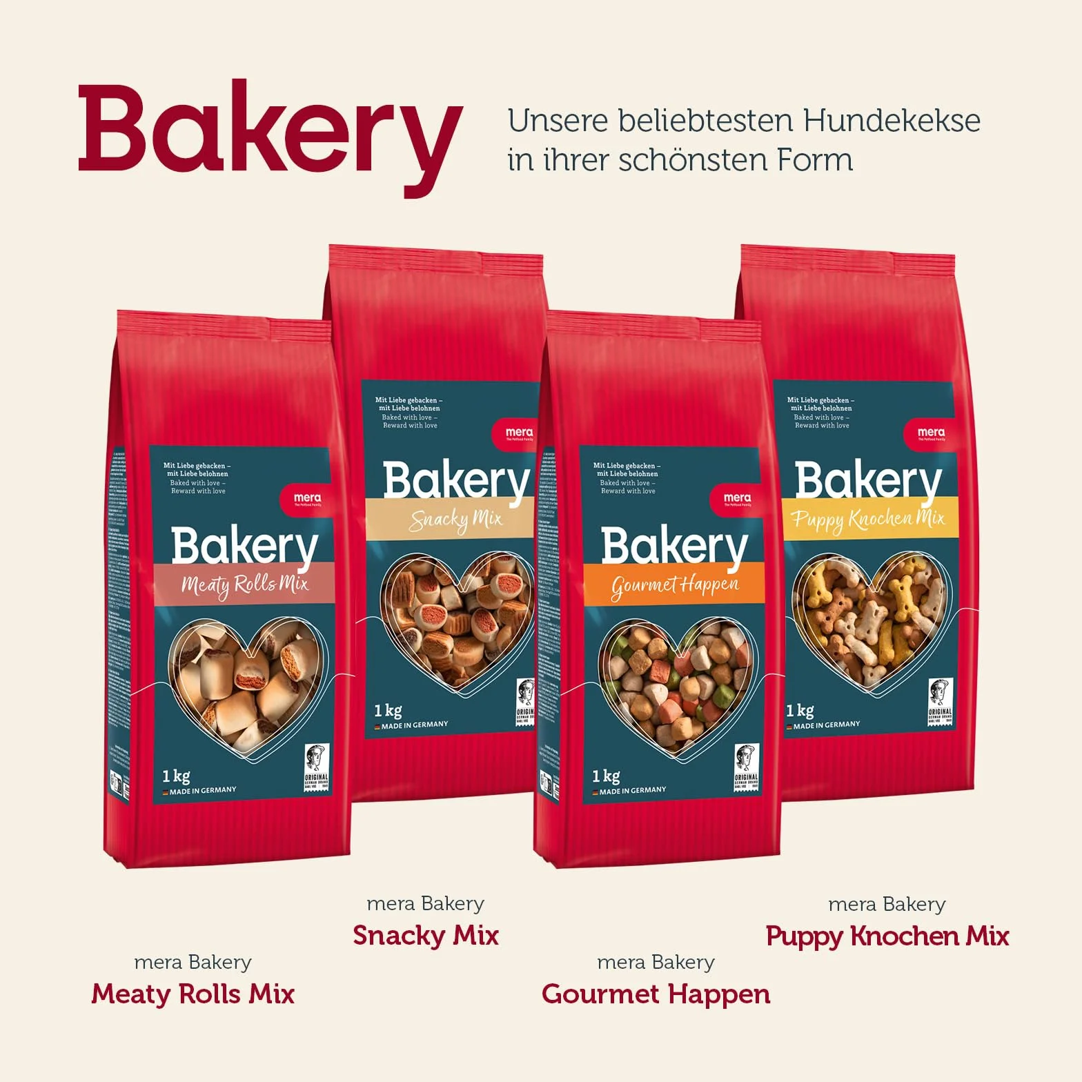 Mera Bakery Przysmaki dla Psa Miks Smaków 1 kg