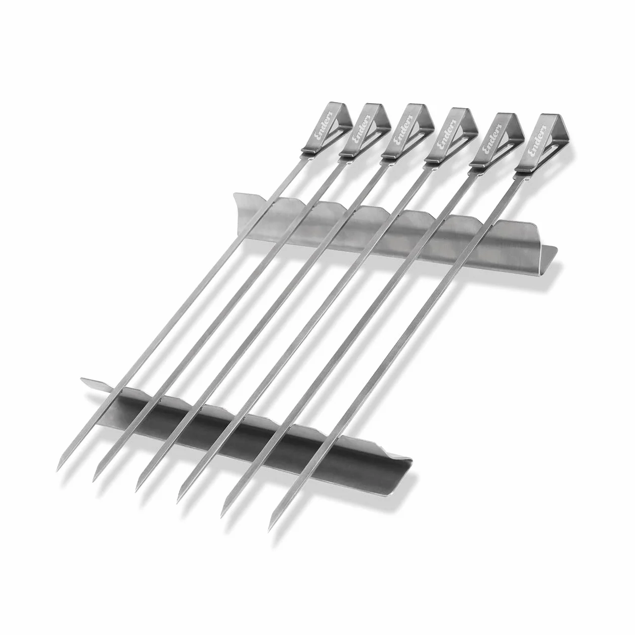 Enders ® 8802 SZASZŁYKI ZE STALI NIERDZEWNEJ, szaszłyki do mięsa, akcesoria do grilla, grill gazowy, 42 x 15 x 3 cm
