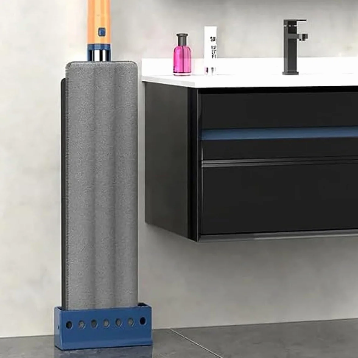 SVEEPA samoczyszczący środek do czyszczenia podłóg, mopa do podłóg Micro Duo, powłoka z mikrofibry do płytek i laminatu (1 mop + 2 ściereczki)