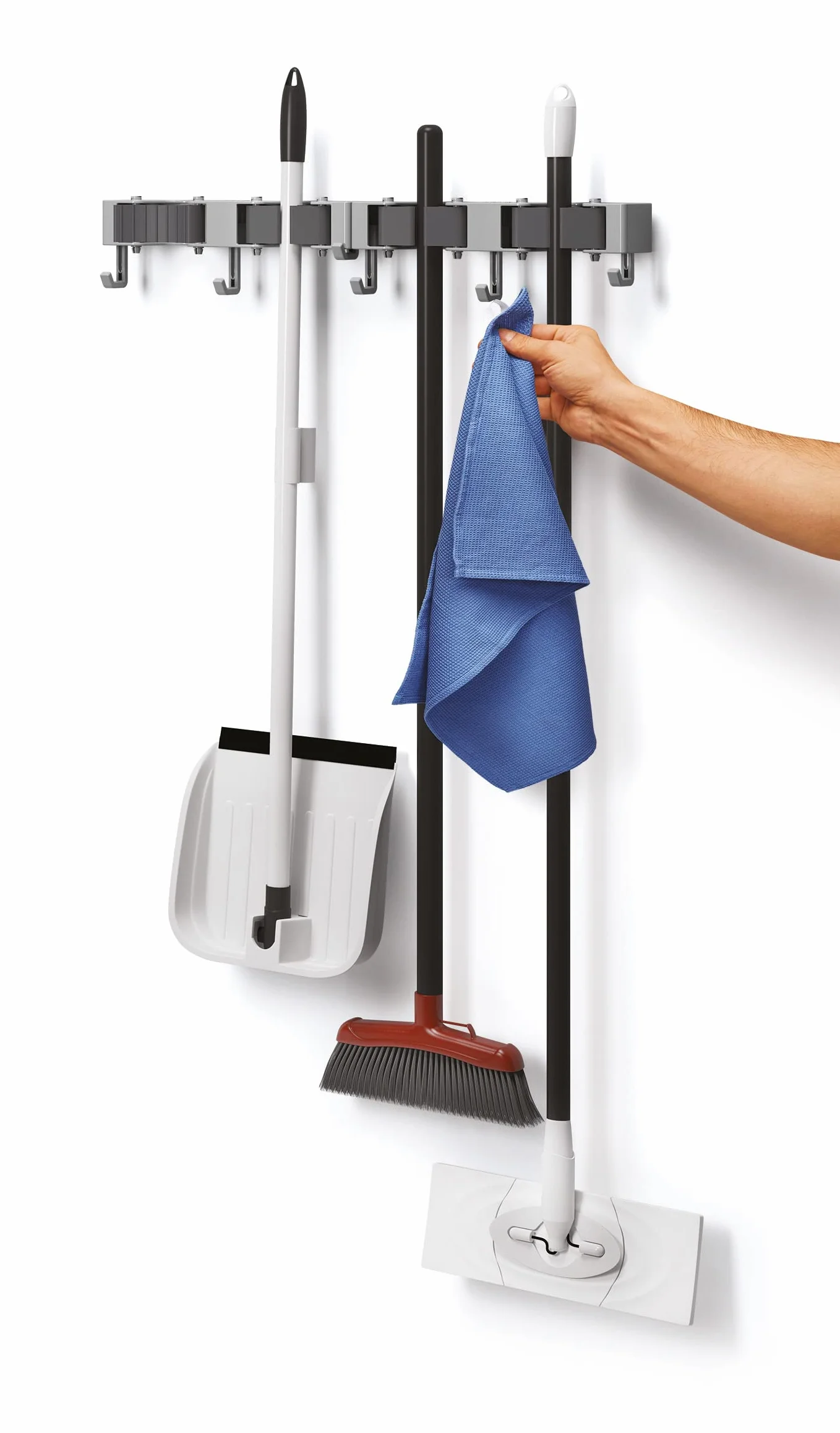 Metaltex 294900000 Hang-up 2 listwa zaciskowa do miotły