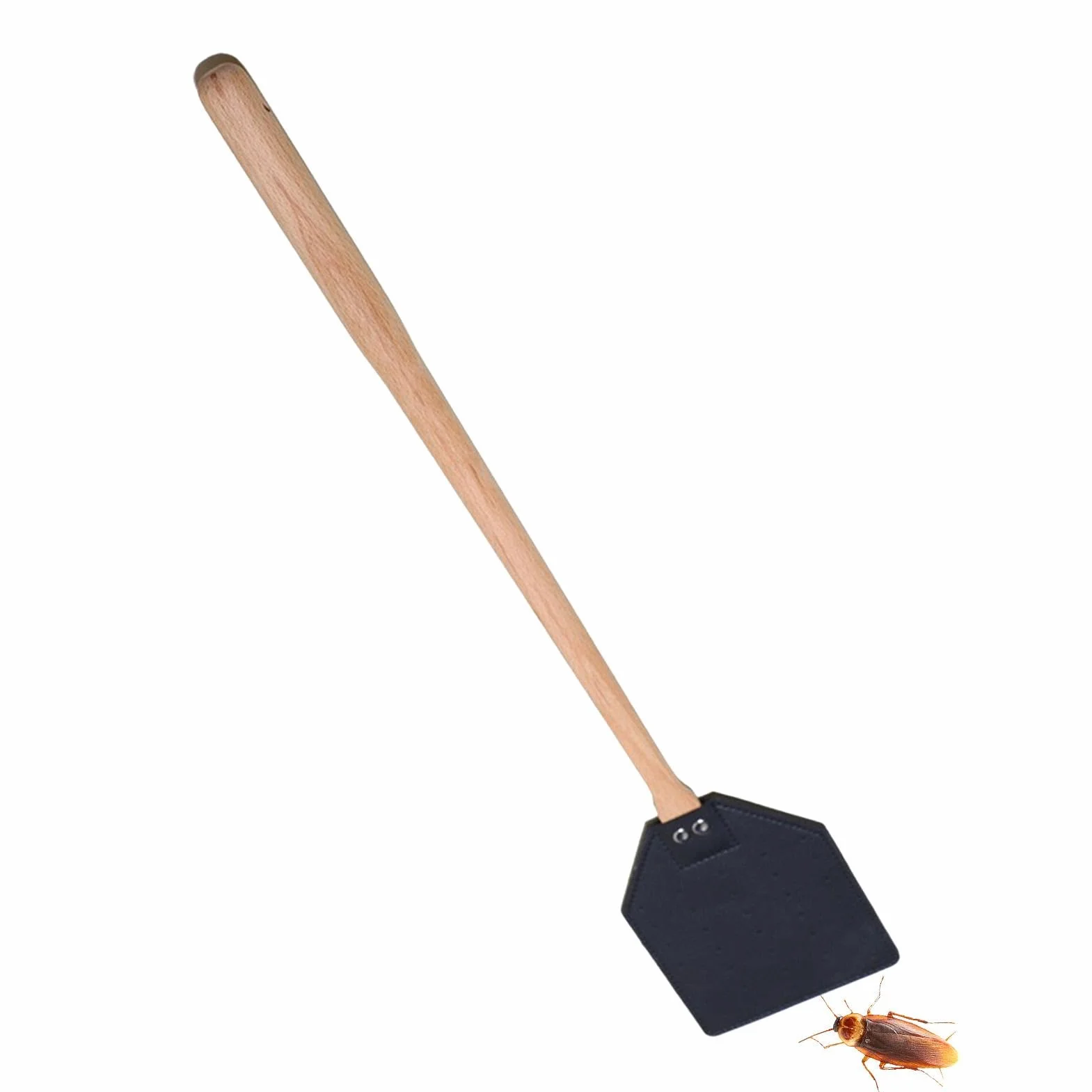 Fly Swatter for Kitchen | Leather Fly Swatter | Fly Swatter for Home and Terrace | Eco-Friendly Leather Flyswatter | High-Quality Fly Swatter | Compact and Easy to Store for Use in the Home