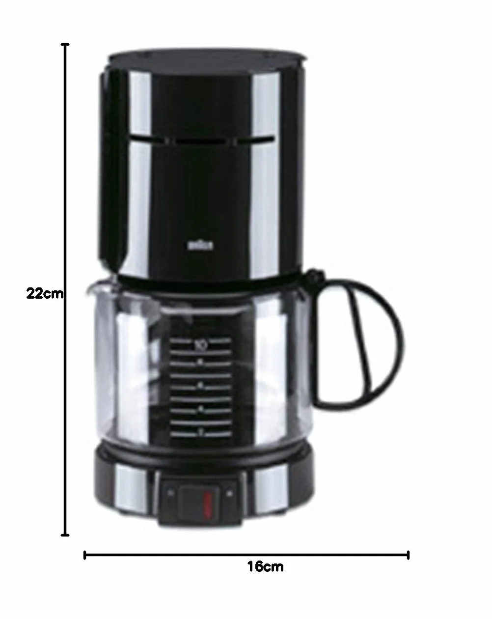 Braun KFK 10 L dzbanek czarny