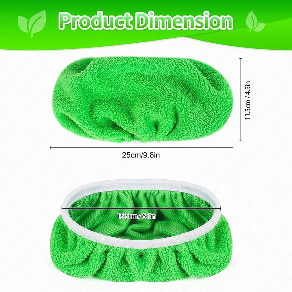 Ścierki wielokrotnego użytku do Swiffer Sweeper Mop, 25 x 11,5 cm Słuchawki z mikrofibry Swiffer, 4 sztuki ściereczki do mopa z mikrofibry, do wszystkich rodzajów podłóg
