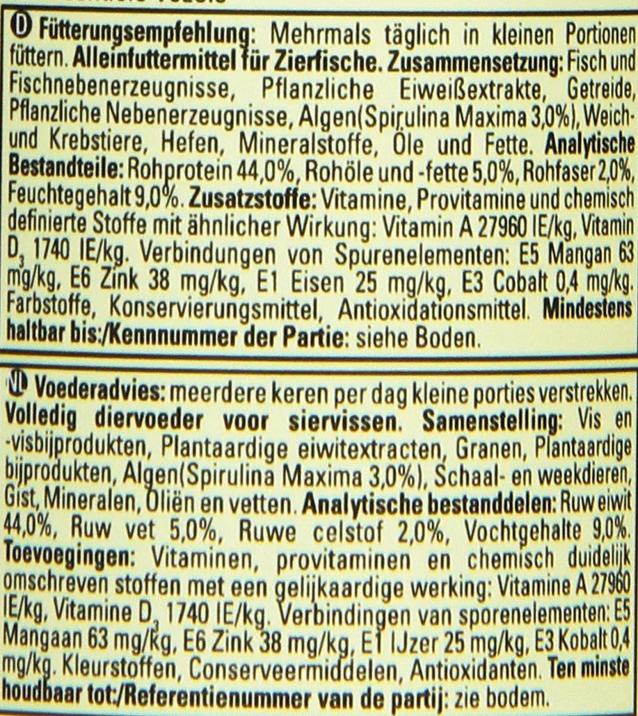 Tetra Pleco Veggie Wafers karma dla ryb roślinożernych dennych puszka 100 ml