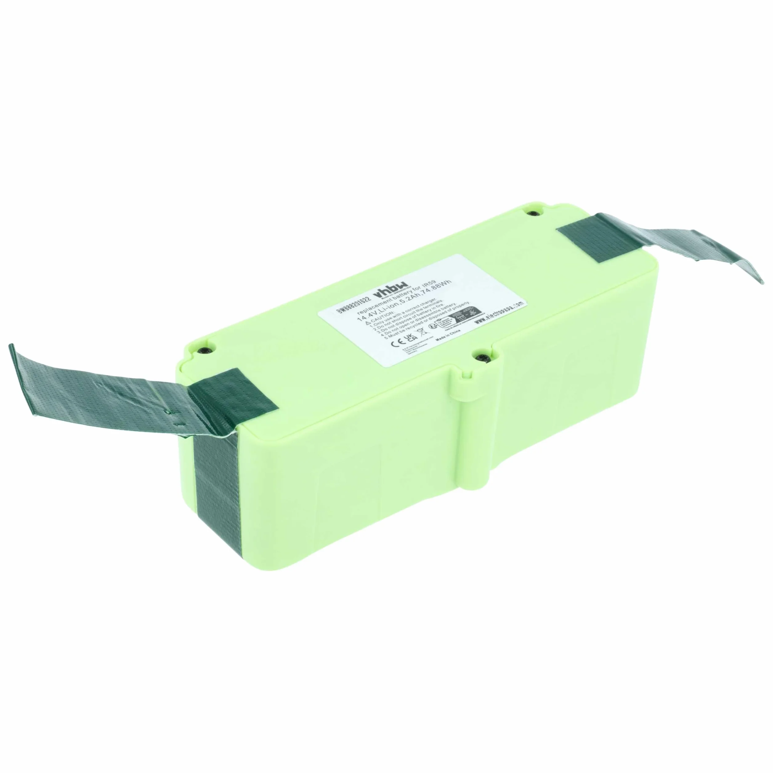 vhbw Akumulator kompatybilny z iRobot Roomba 896, 960, 965, 980, 985 odkurzacz domowy (5200 mAh, 14,4 V, litowo-jonowy)
