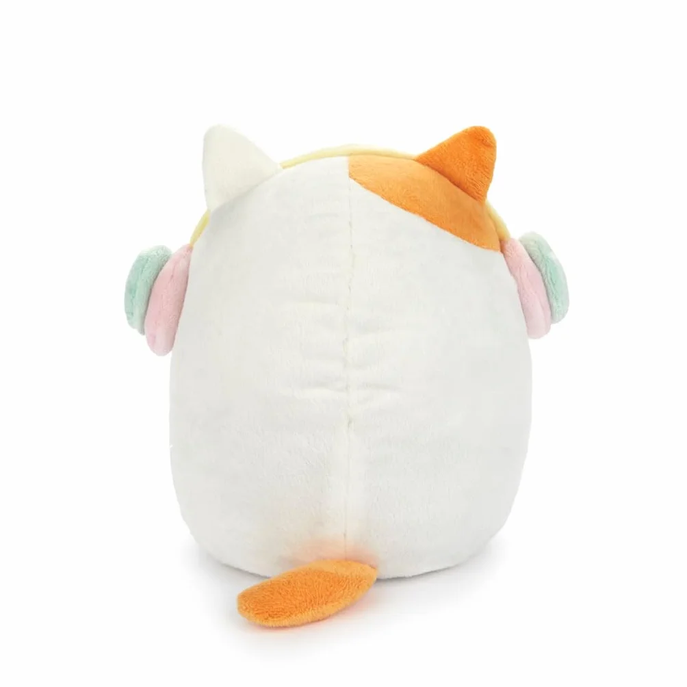 Balvi Kawaii Melody podpórki do książek biały kot ze słuchawkami poliester