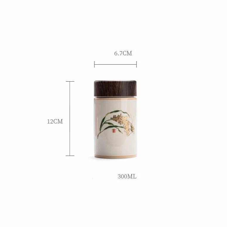 Pojemniki na cukier do herbaty Ceramiczne uszczelnione puszki na herbatę Czarna herbata Zielona herbata Pojemnik Mini małe Kung Fu zestaw do herbaty Akcesoria Kreatywne puszki kuchenne Puszki kuchenne
