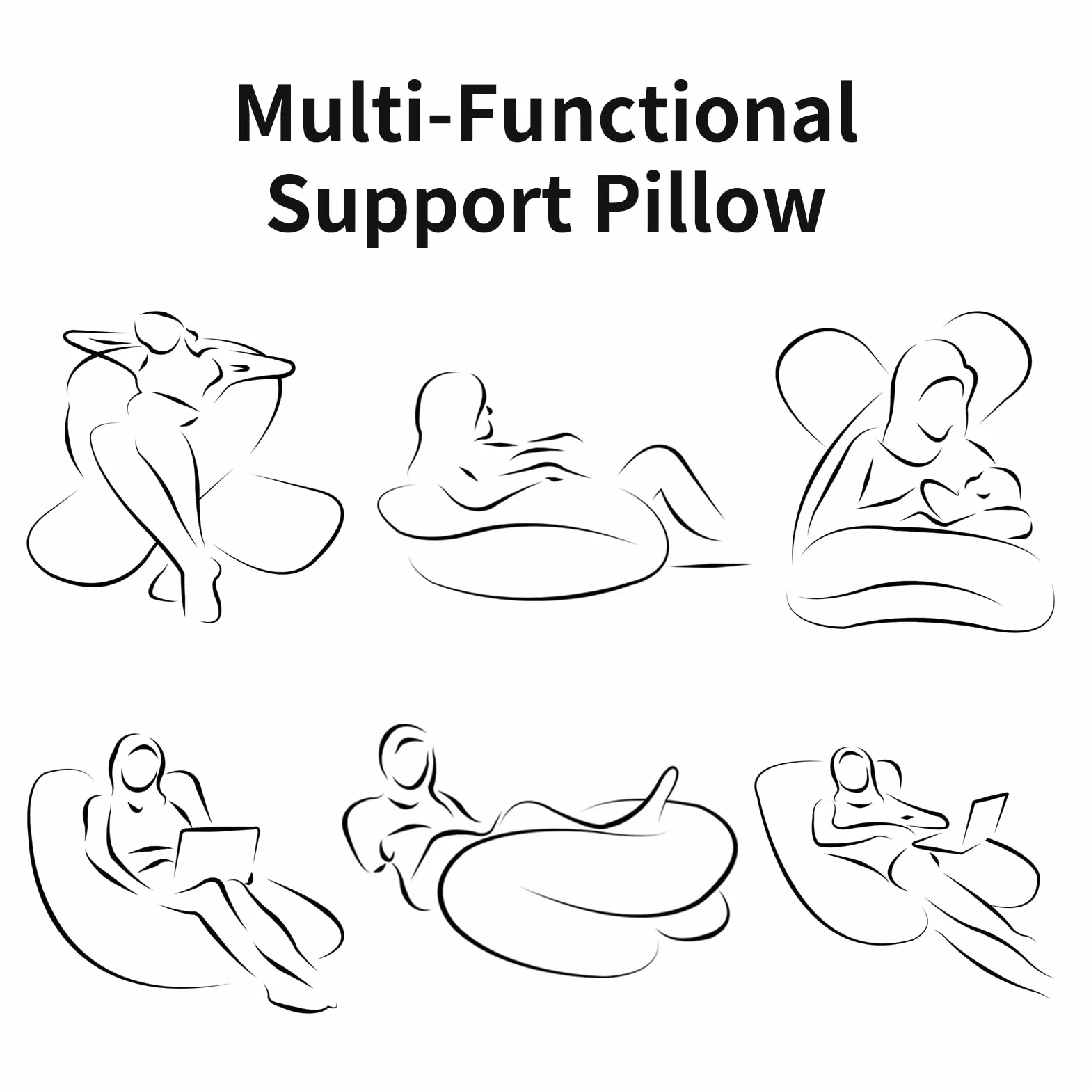 Poduszka ciążowa ze 100% bawełny, poduszka do spania na boku w kształcie litery U, poduszka do karmienia XXL, poduszka do przechowywania, poduszka ciążowa Body Pillow, ze zdejmowaną i nadającą