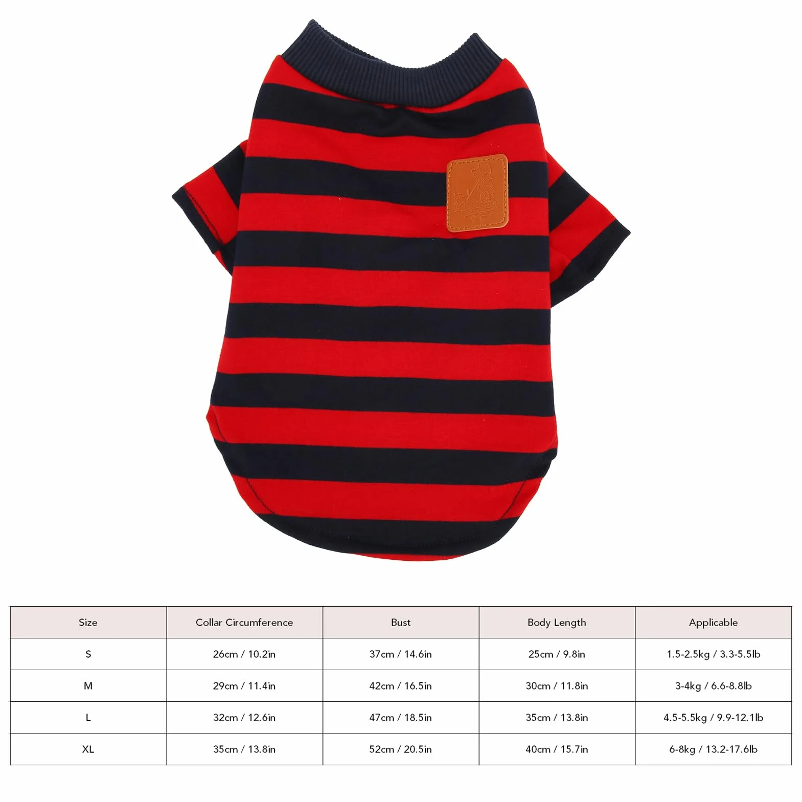 Sweter dla Psa w Paski, Elastyczne Nogawki Miękki T-shirt dla Psa Łatwe Zakładanie i Zdejmowanie Klasyczny Oddychający 2 Nogawki Na Co dzień Na Lato (L)