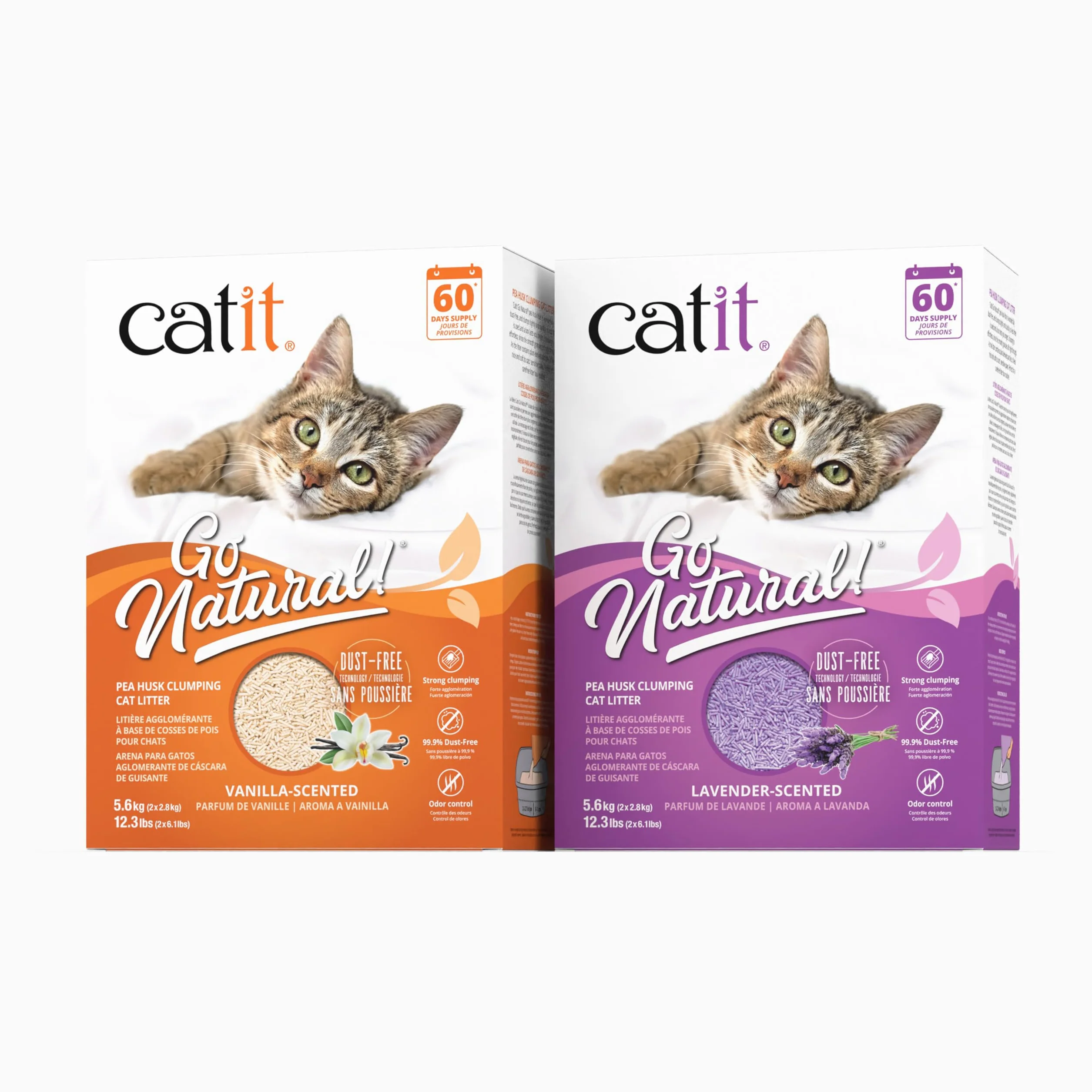 Catit Go Natural! Żwirek, 2 x 2,8kg