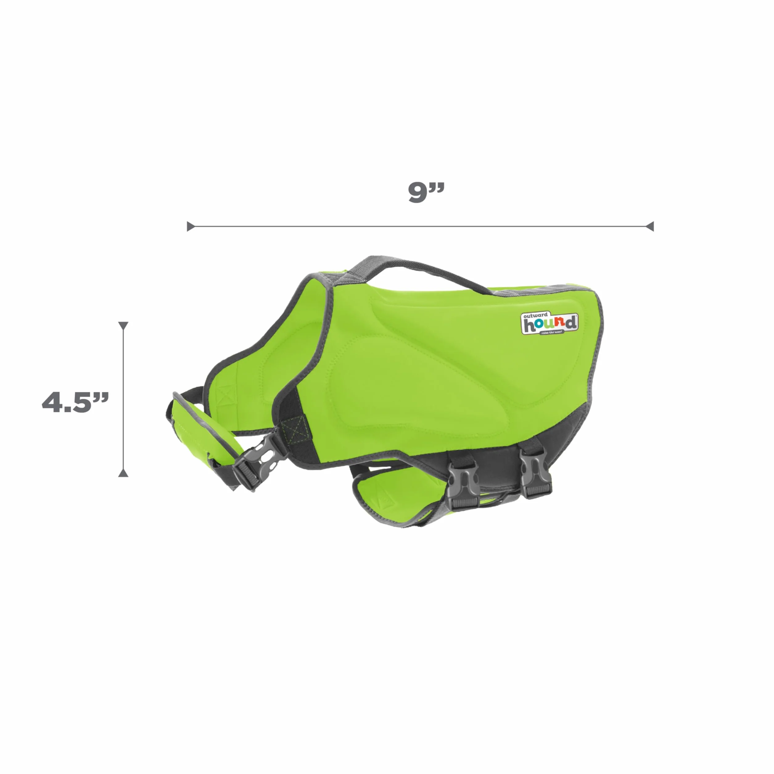 Outward Hound Kamizelka ratunkowa dla psa zielona XS