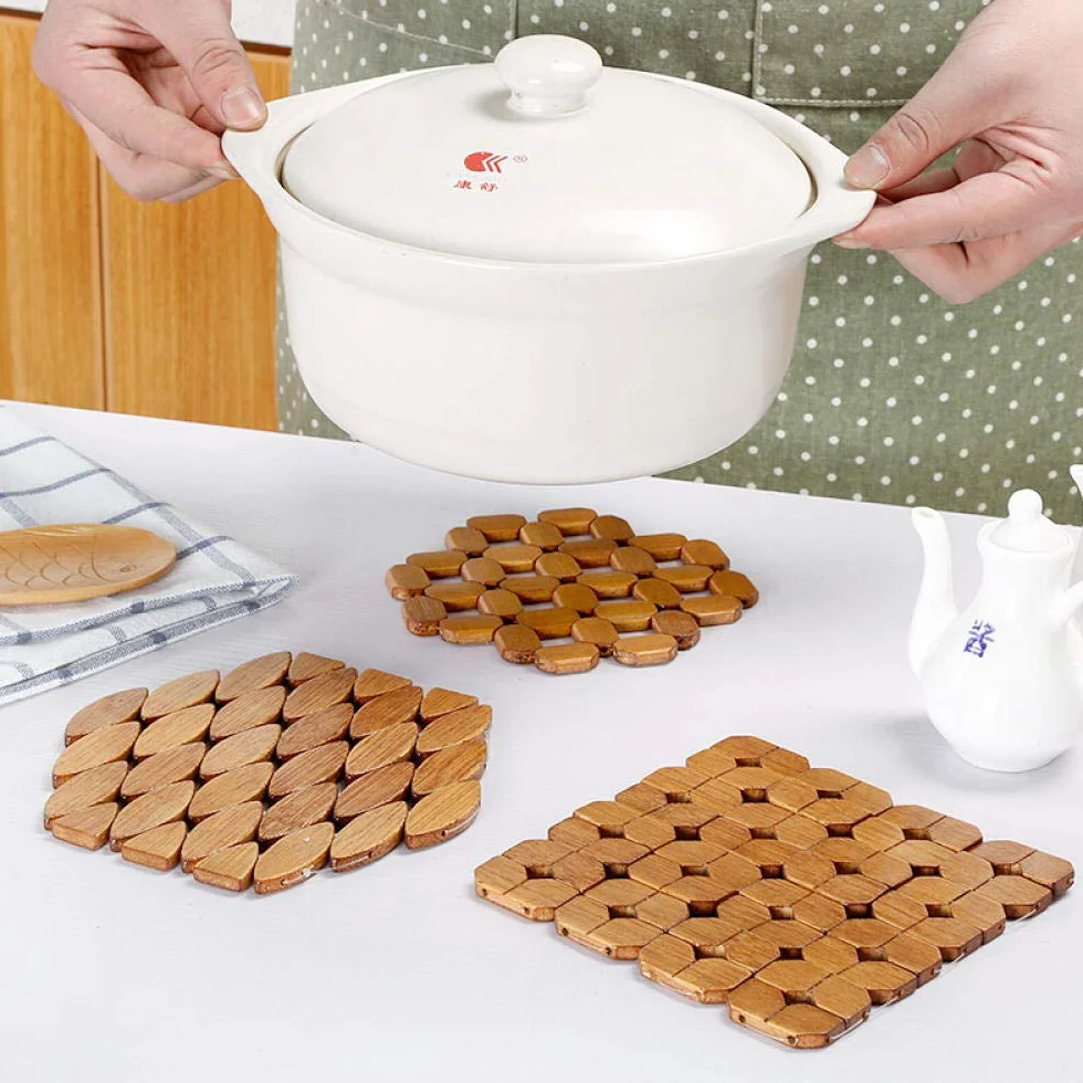 Podkładka izolacyjna na stół kuchenny, podkładka antypoślizgowa, pod garnek, talerz i miskę, odporna ciepło, 50G(Space 50g)