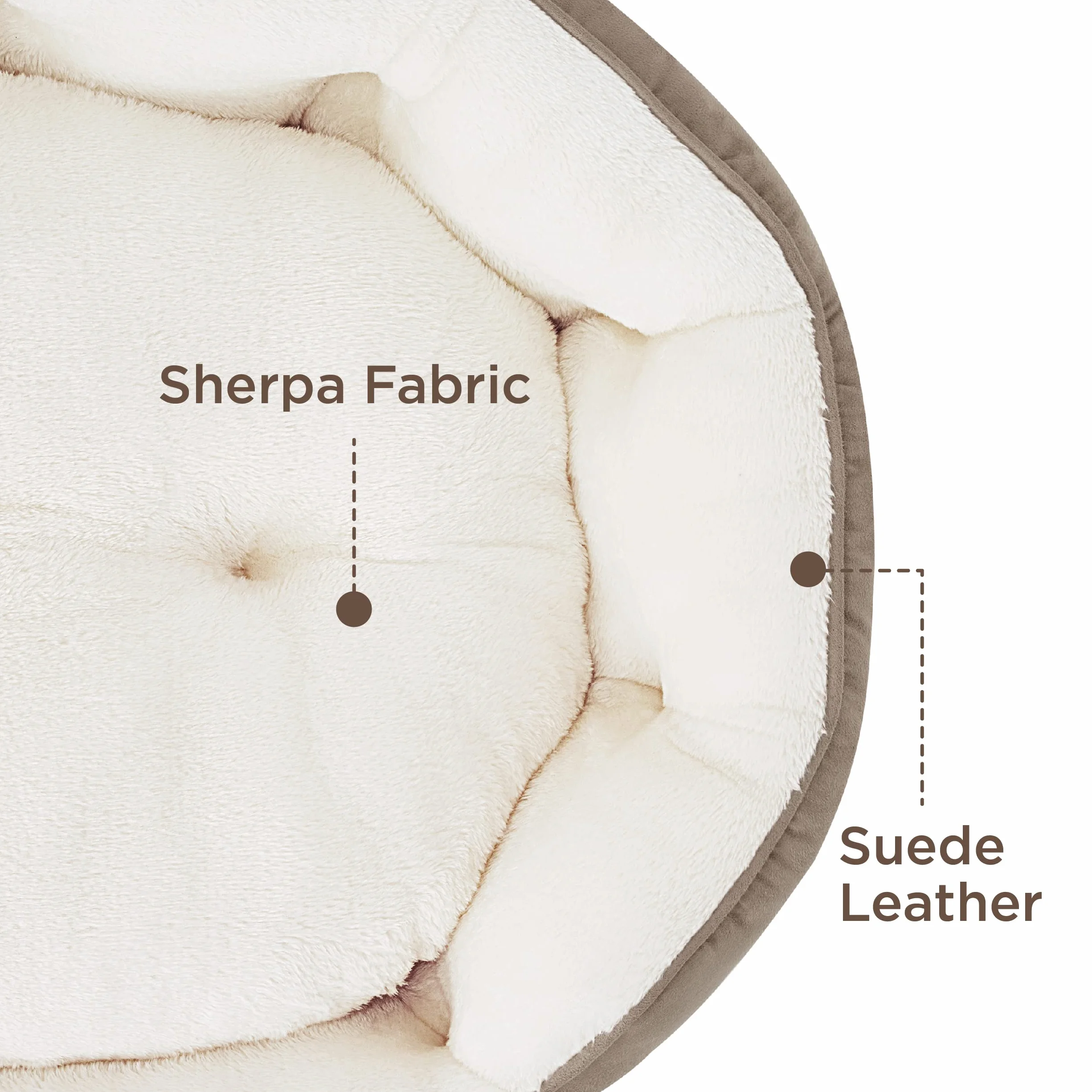 BEDSURE Legowisko dla kota 63x53x20 cm dwustronną poduszką wewnętrzną